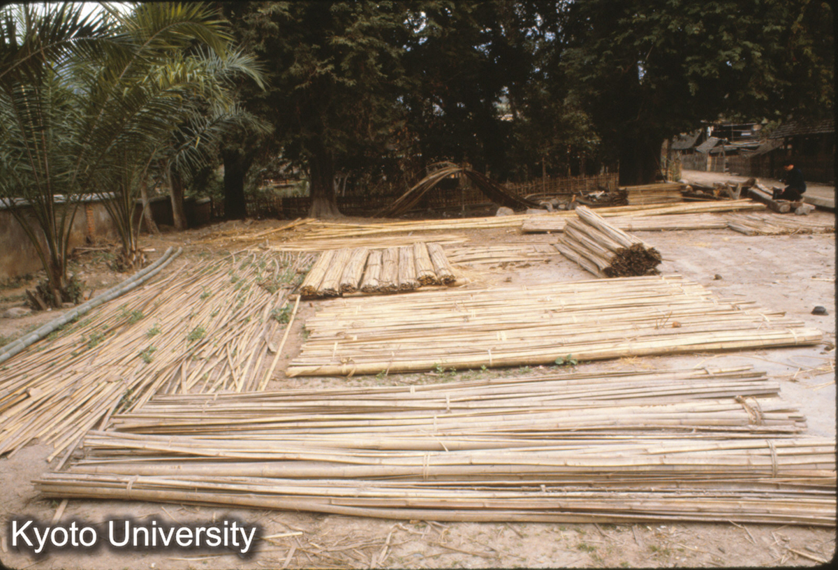 105-21_竹割り材 長さ４ｍ（景洪 タイ族） (1)