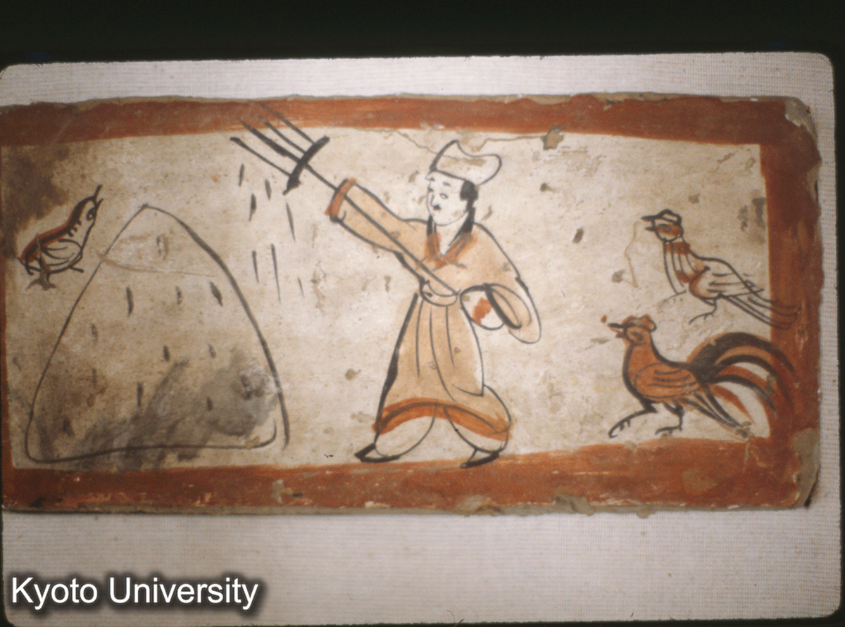 127-10_磚彩絵 （嘉峪関） 魏晋 写真 上海博 (1)