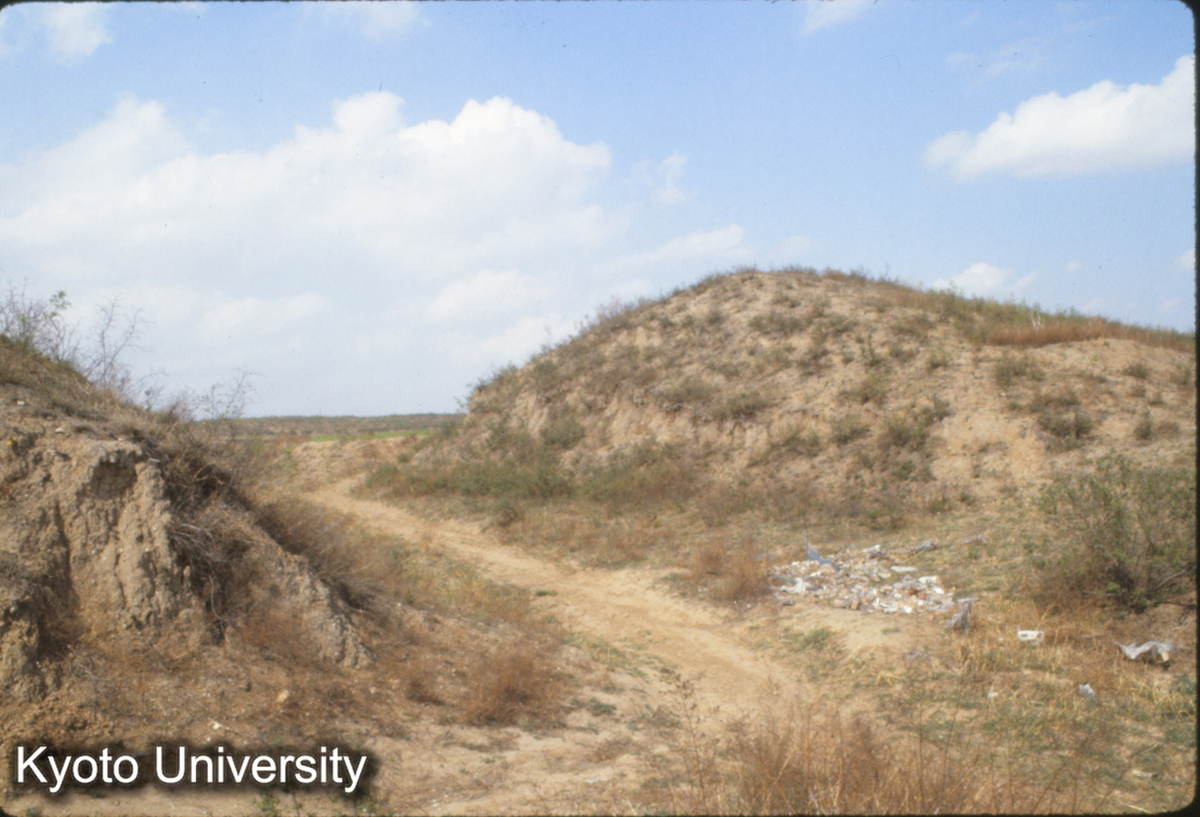 410_趙王城西城 南城墻東門（城外よりみる） (1)