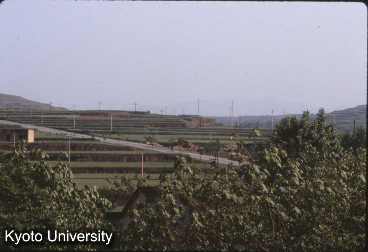 1140_観星台上より陽城（北門部分）遠望 (1)