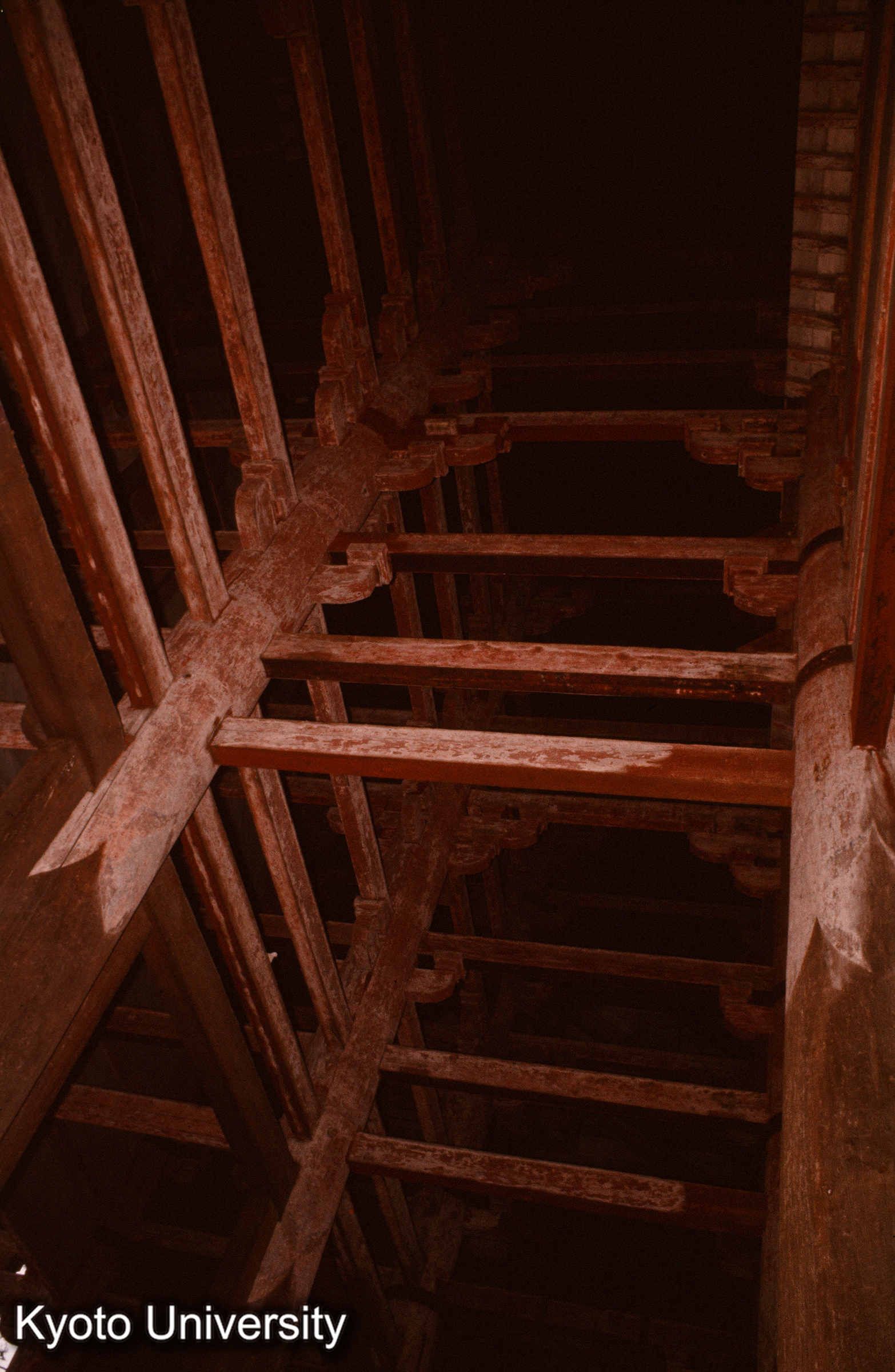 東大寺南大門 貫の架構 (1)