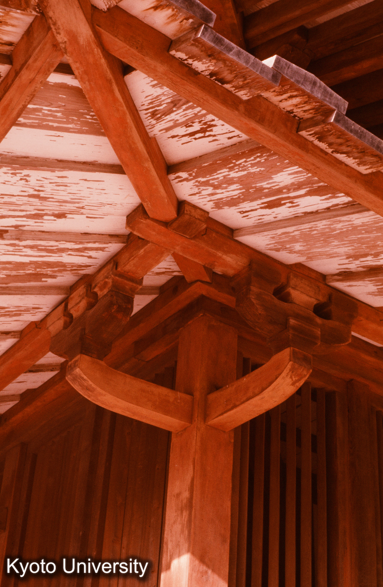 法隆寺 金堂 裳階隅軒 (1)