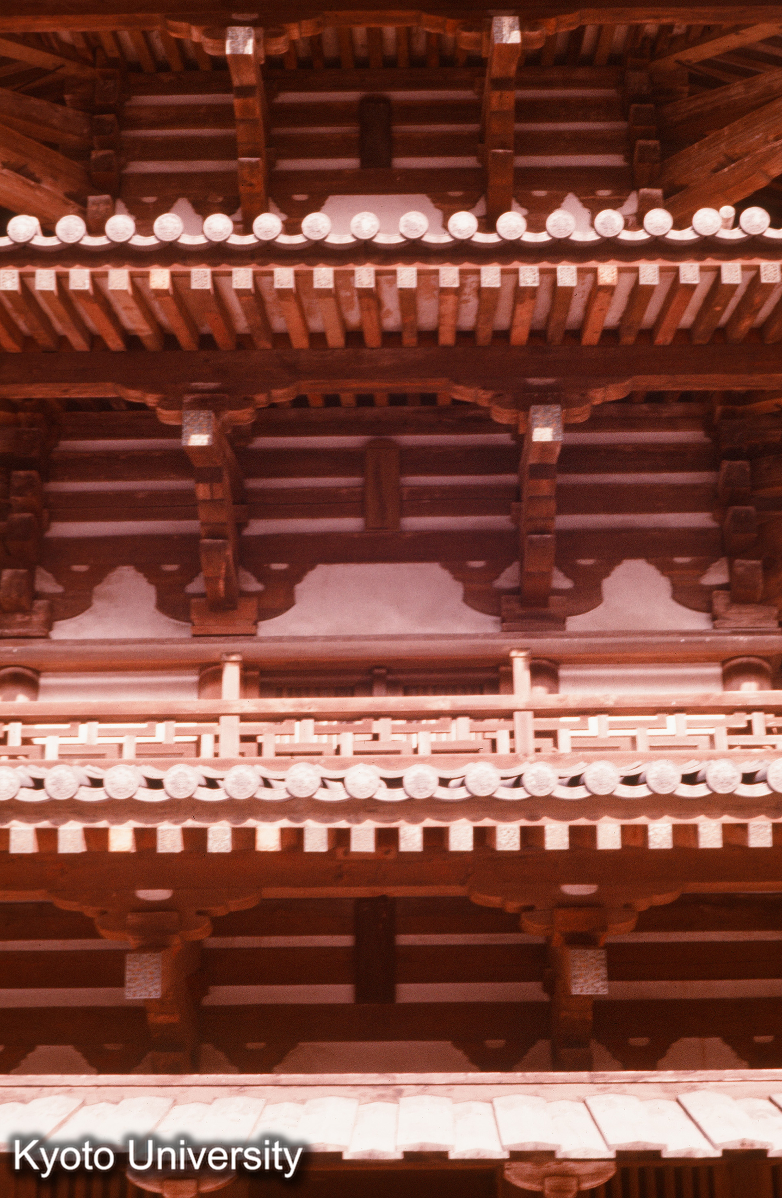 法隆寺 五重塔 裳・初・二・三軒 (1)