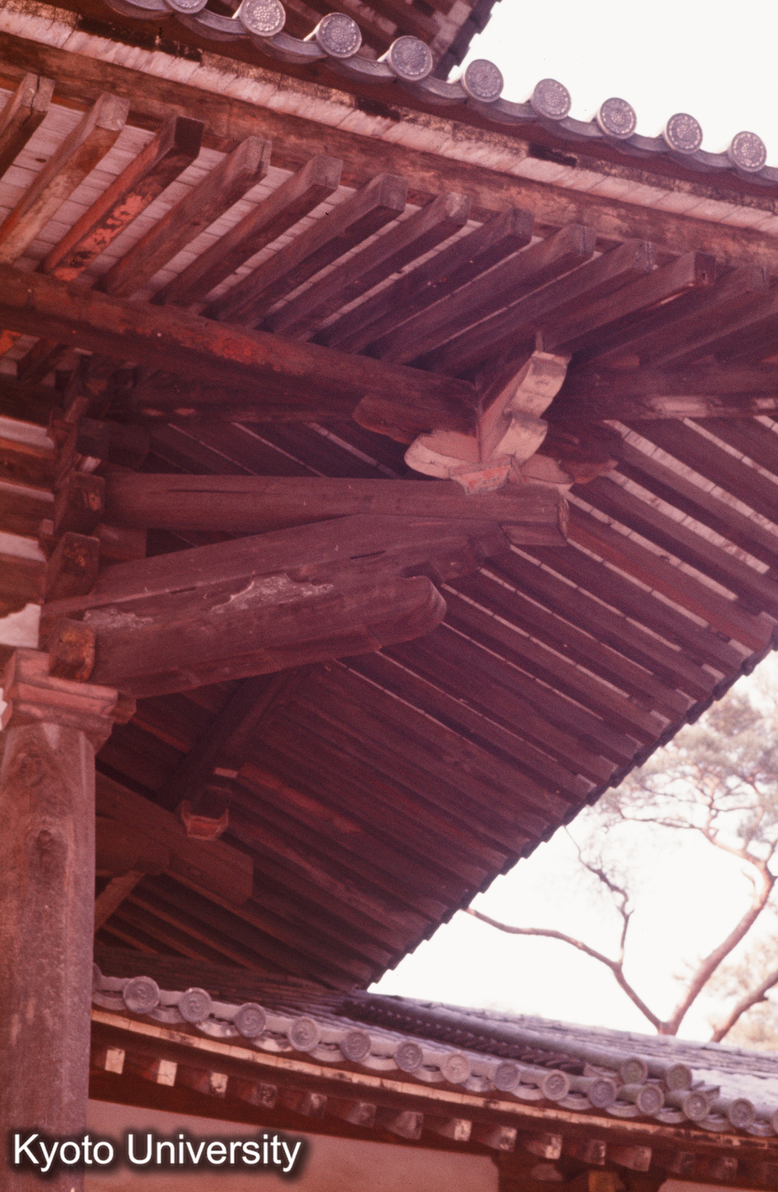 法隆寺 中門 隅斗栱 (1)