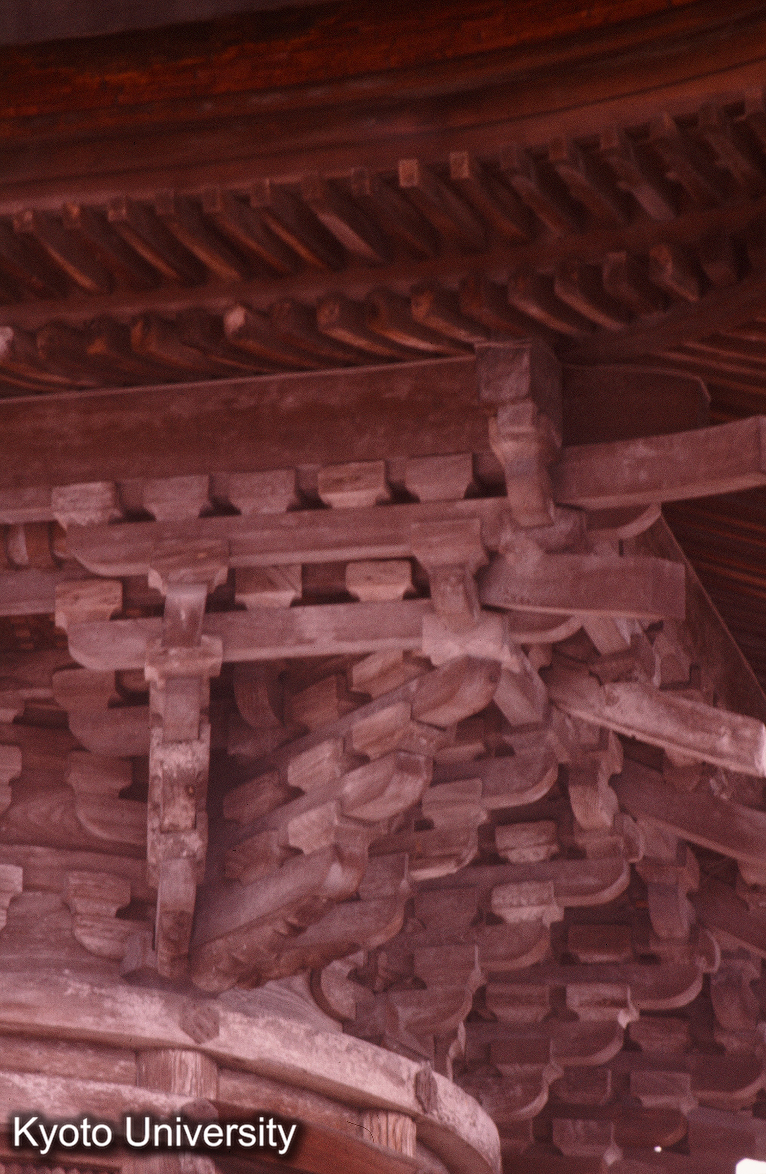 閼伽井坊多宝塔 上層隅斗栱 (1)