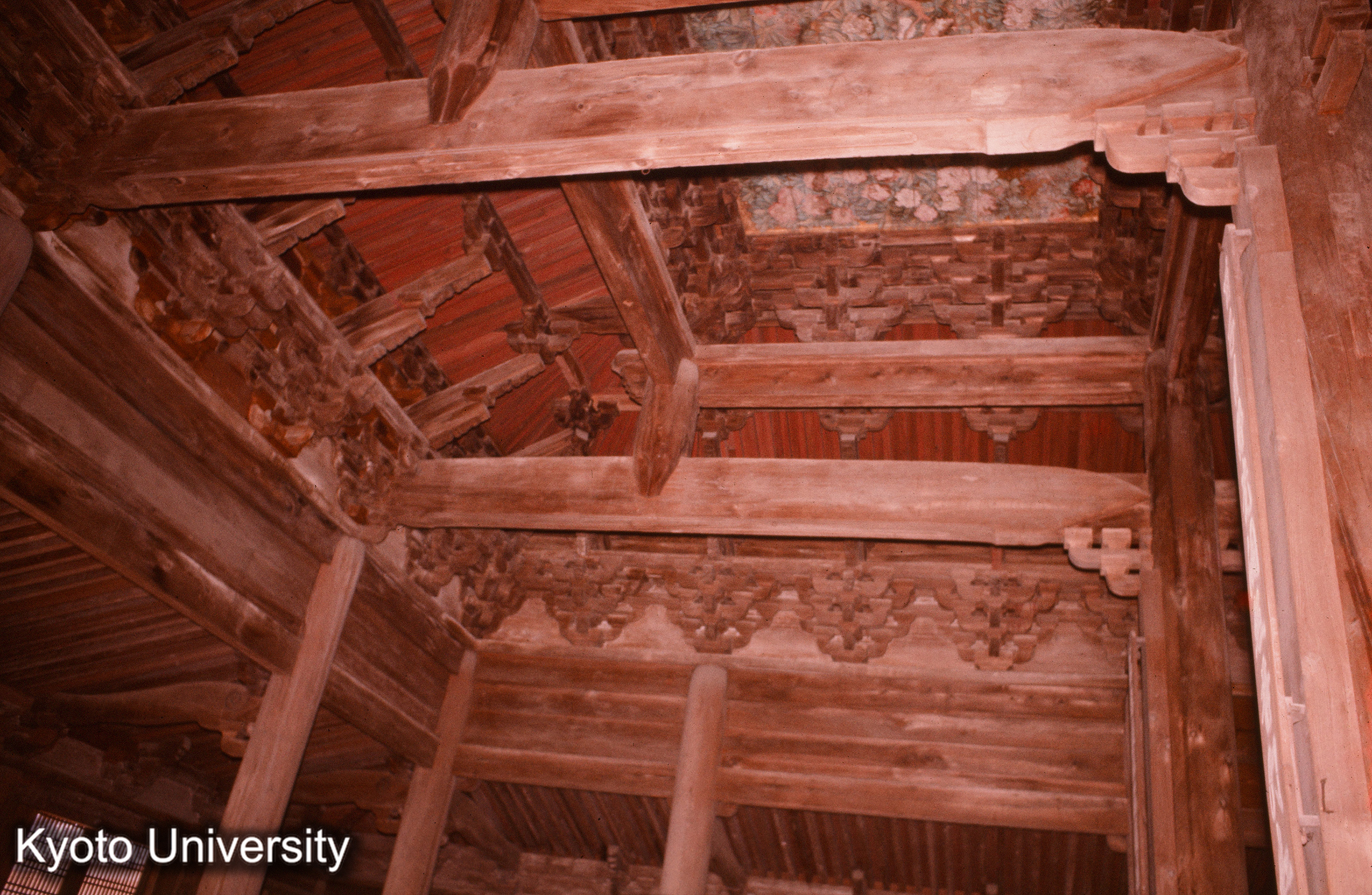 功山寺仏殿 身舎 構架 (1)