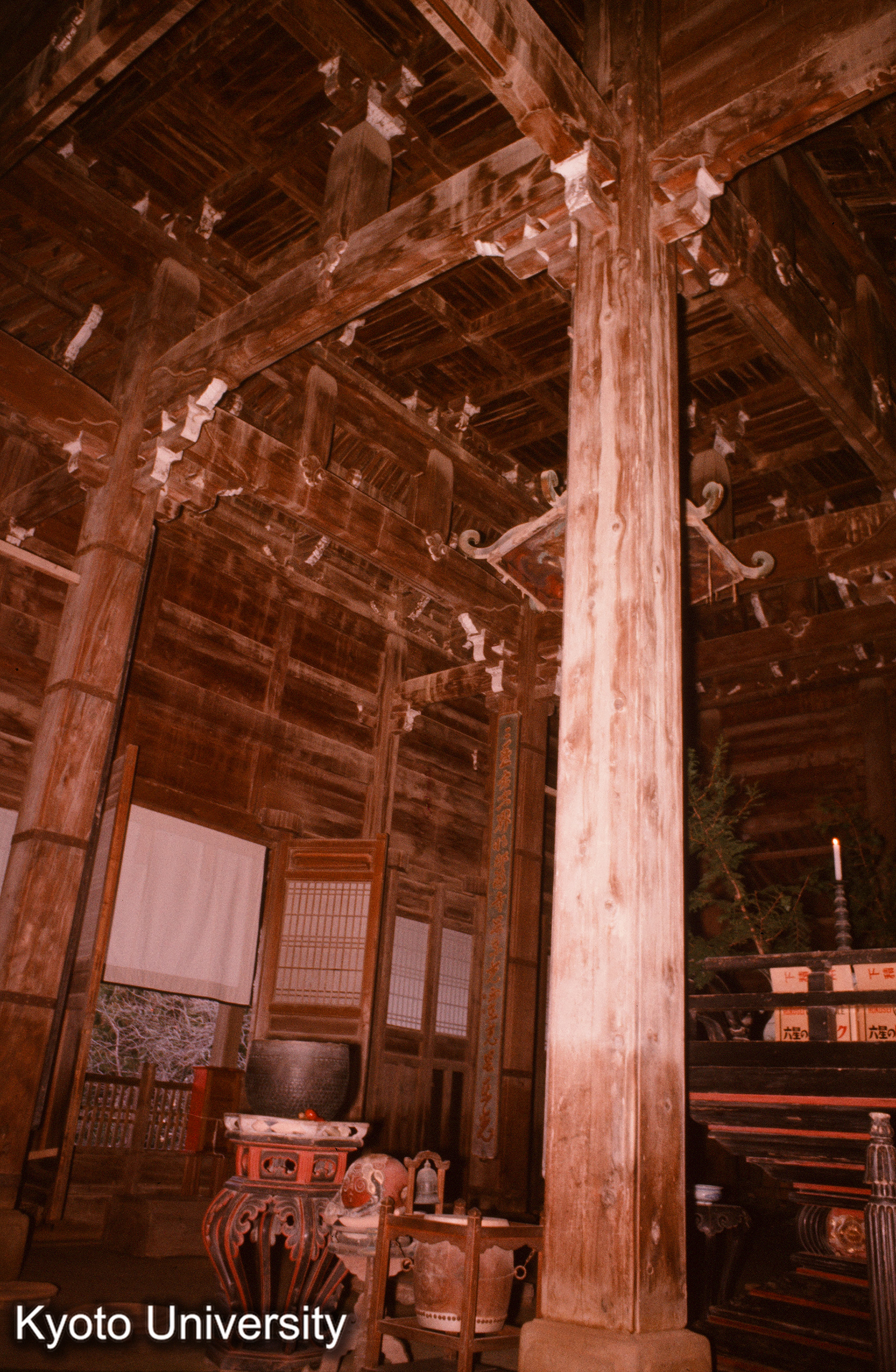 東光寺大雄宝殿 内部構架 (1)