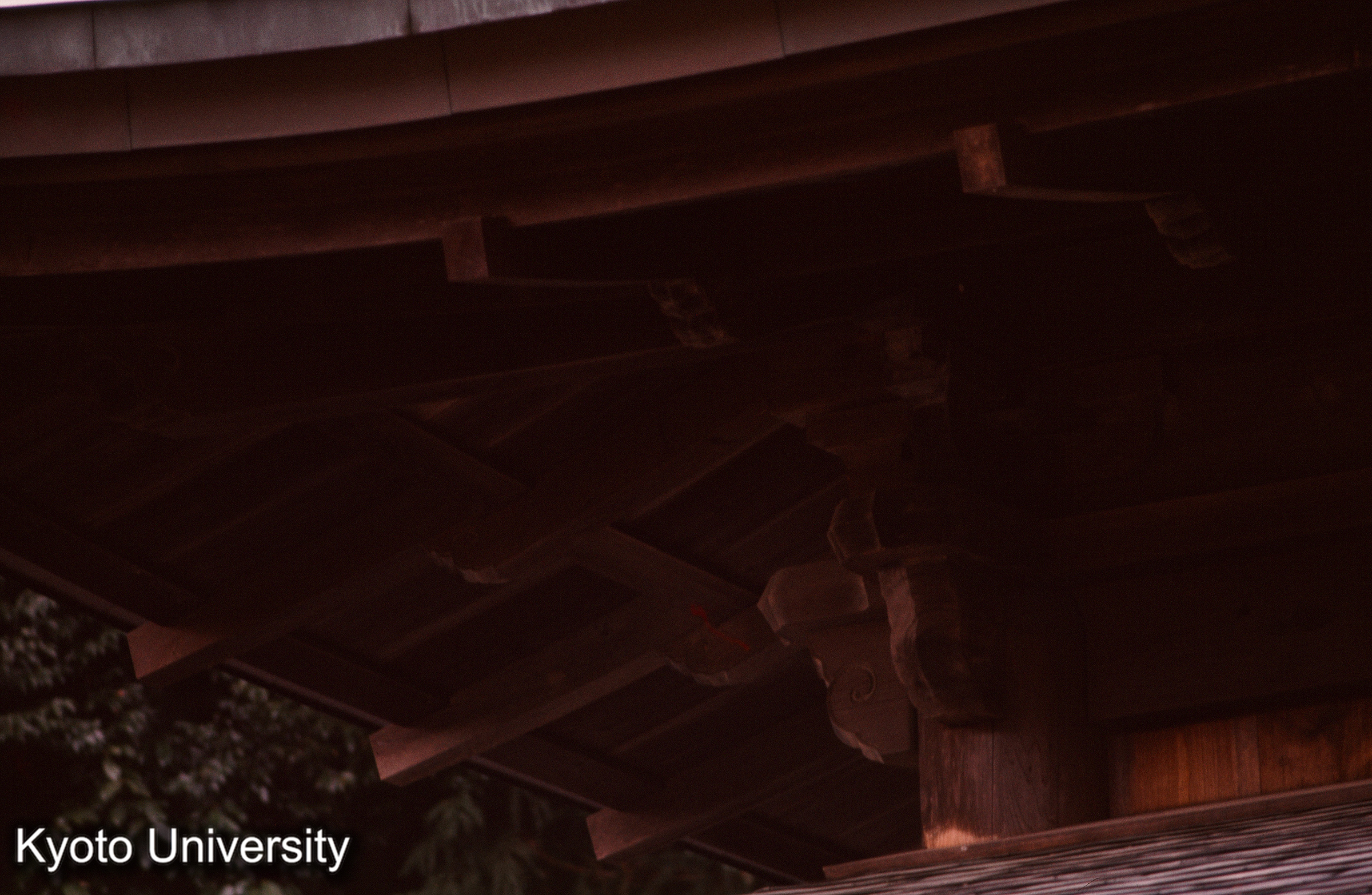 洞春寺観音堂 上層隅軒まわり詳細 (1)