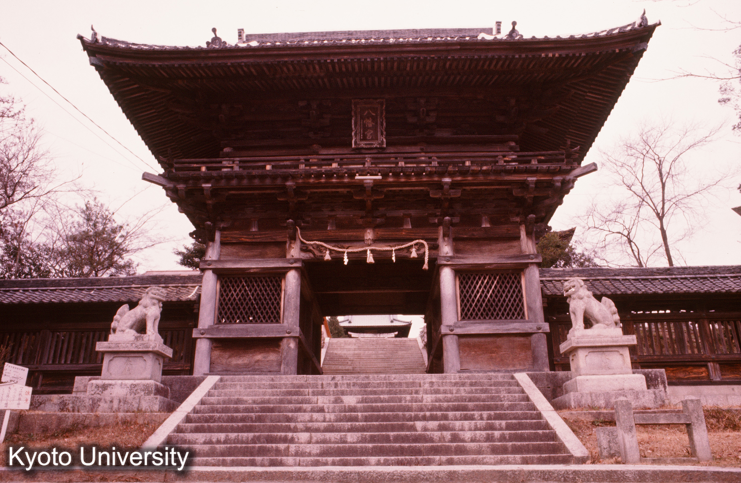 花岡八幡宮 楼門 (1)