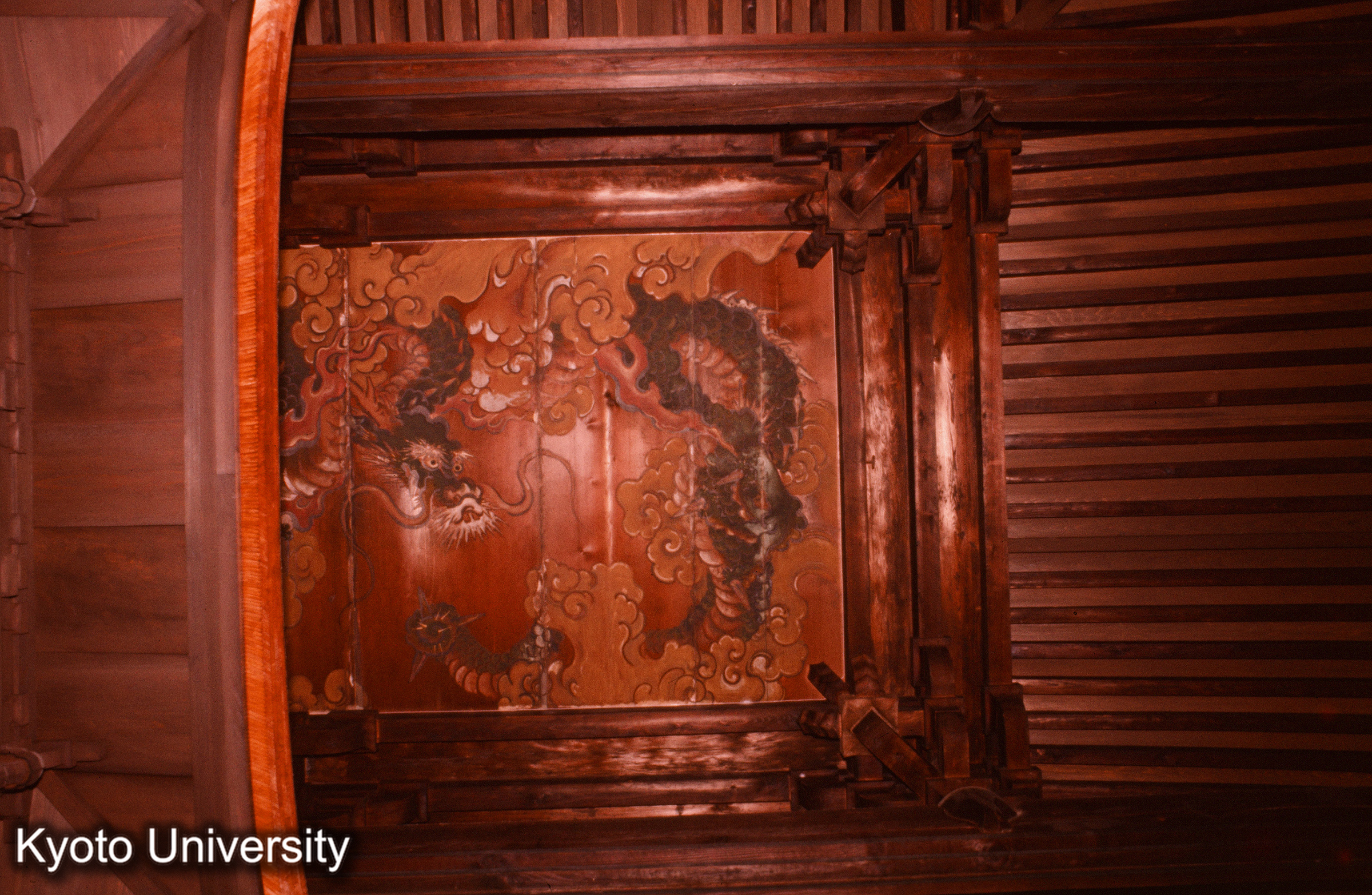 常徳寺円通殿 天井見上げ (1)