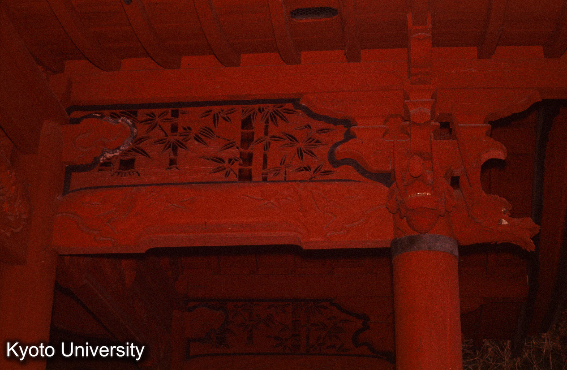 多久聖廟 側斗栱・欄間 (1)