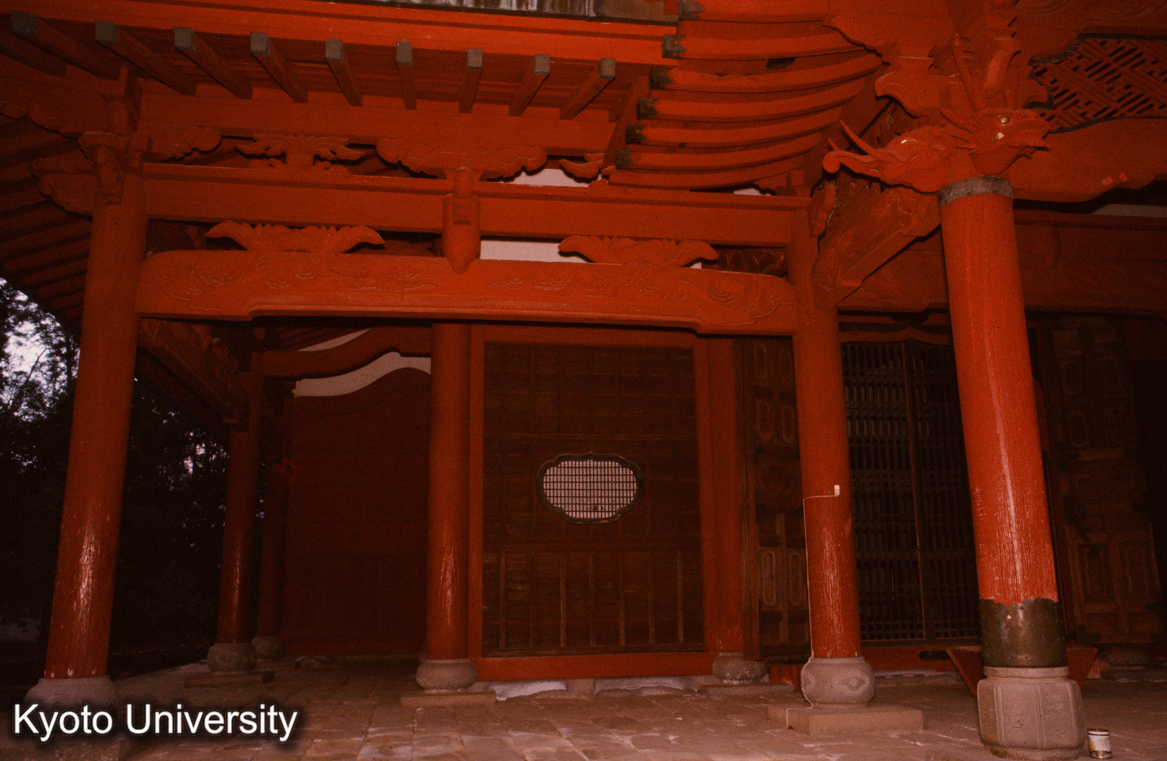 多久聖廟 正面走廊まわり詳細 (1)