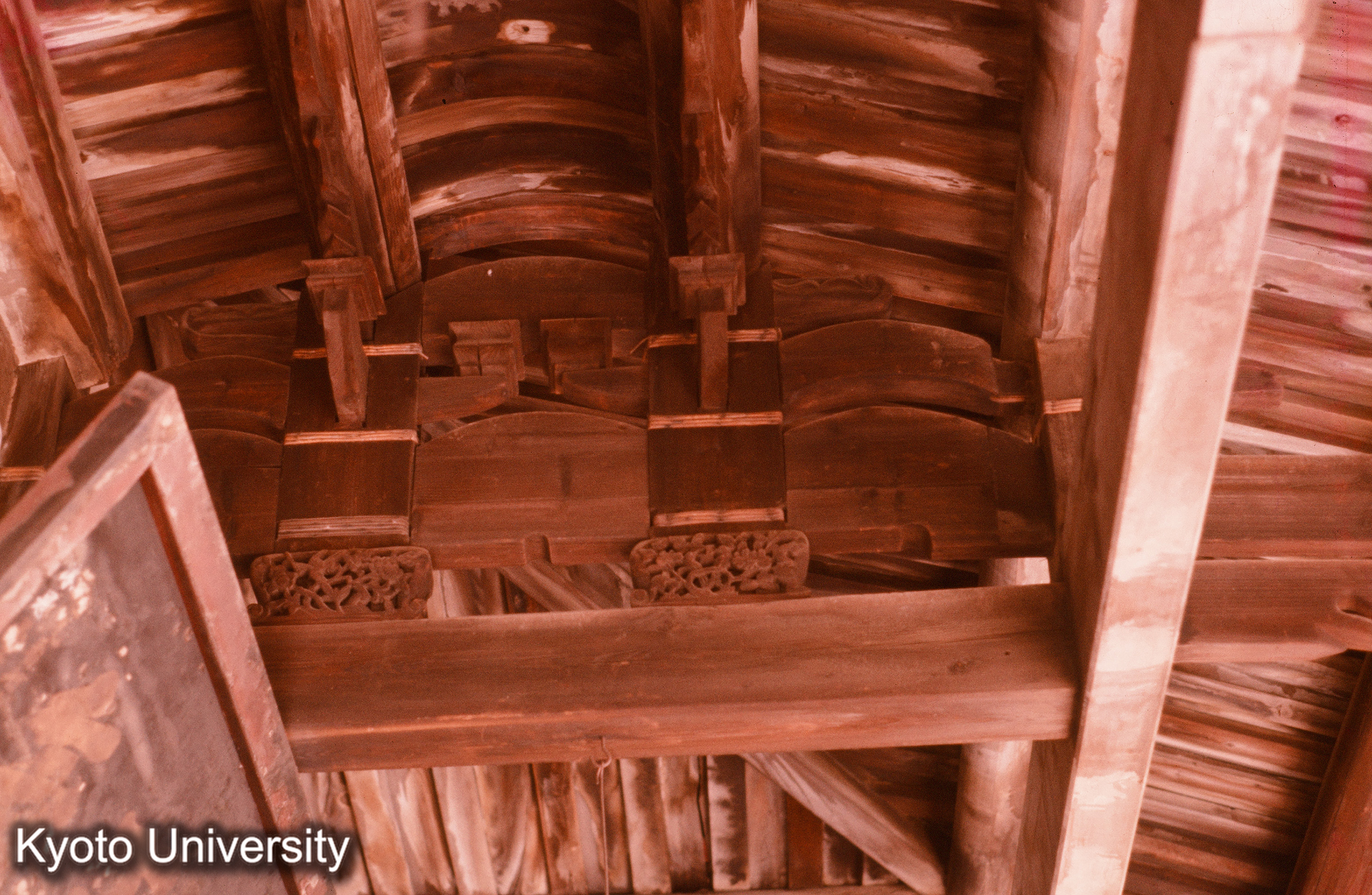 崇福寺護法堂 前面走廊 巻棚 (1)