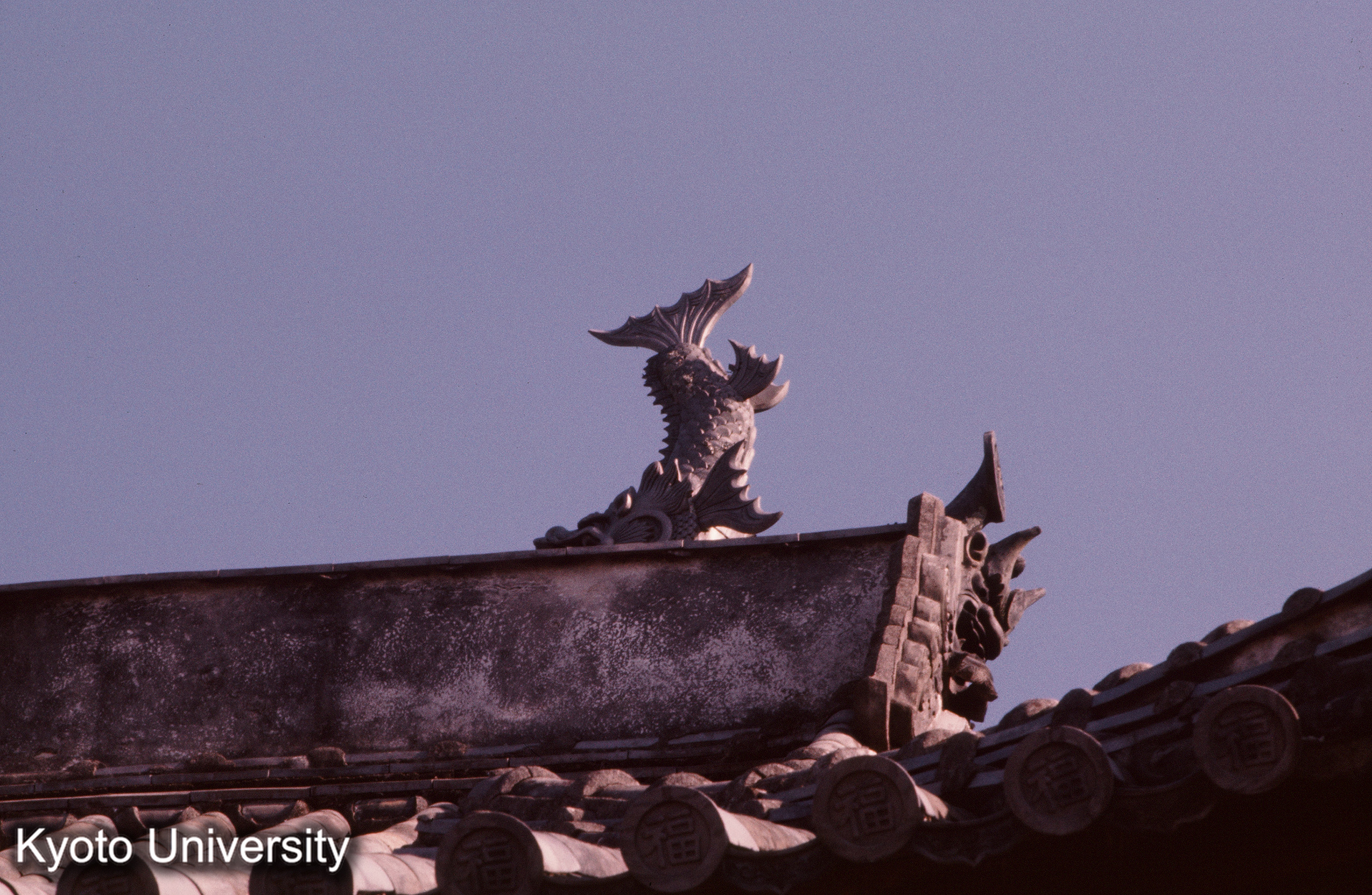 崇福寺山門 マカラ魚 (1)