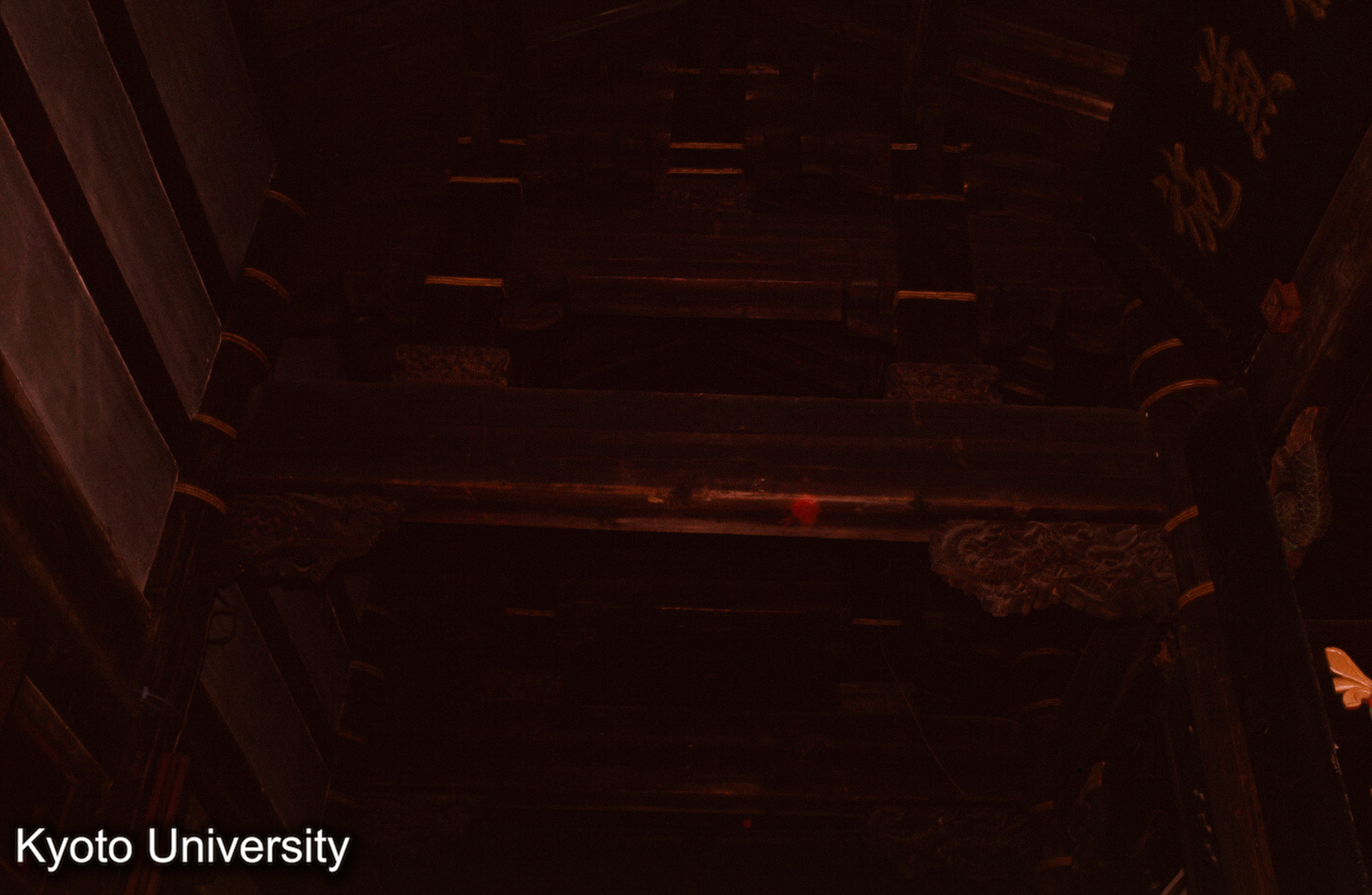 崇福寺護法堂 前面走廊 巻棚 (1)