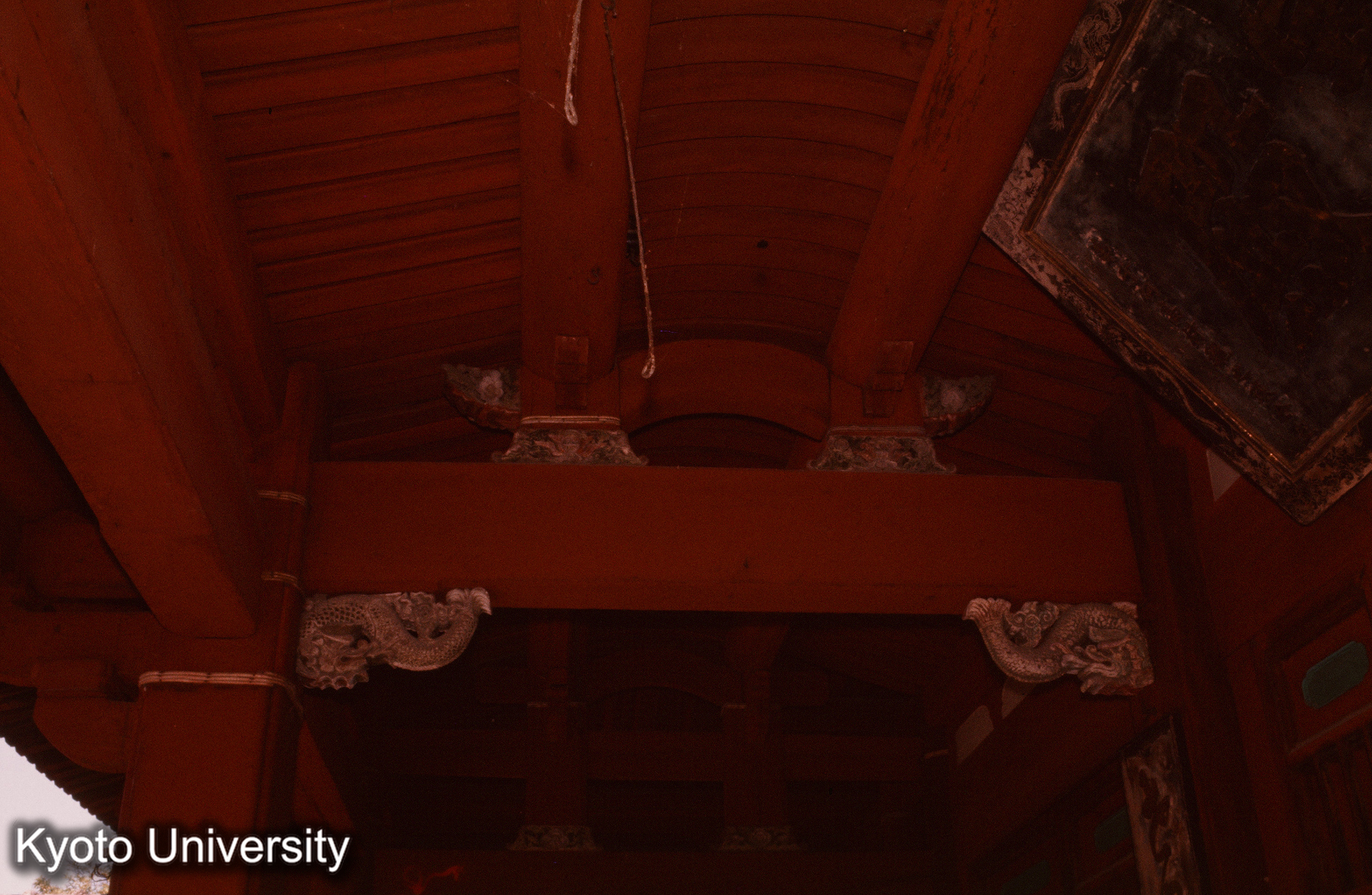 崇福寺大雄宝殿 前面走廊 巻棚 (1)