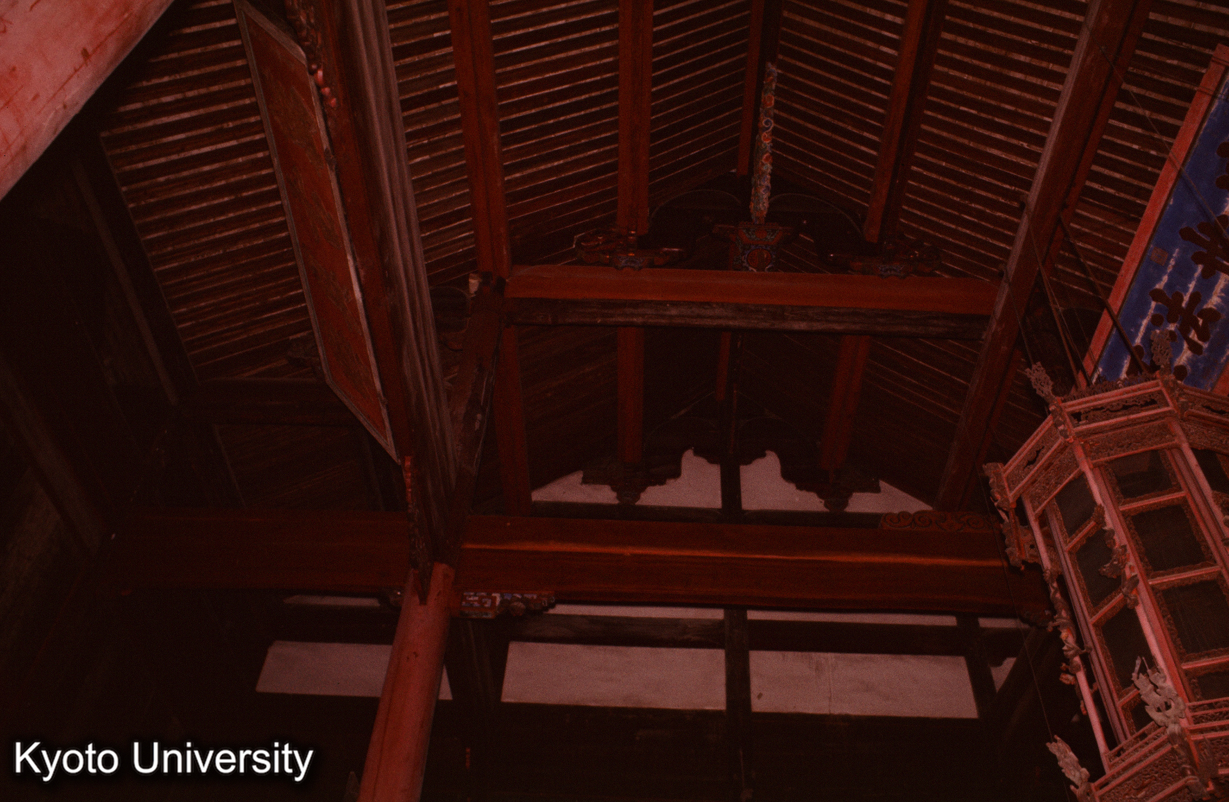 興福寺大雄宝殿 内部 構架 (1)