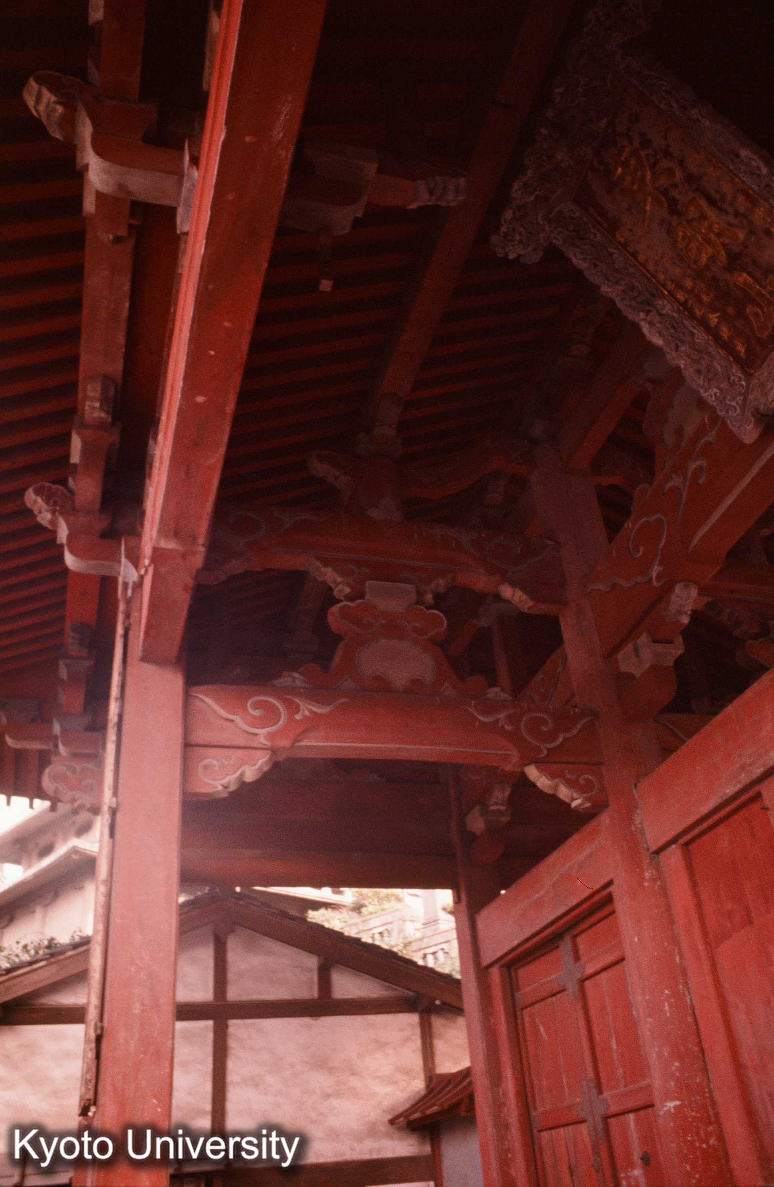 興福寺 山門 構架 (1)