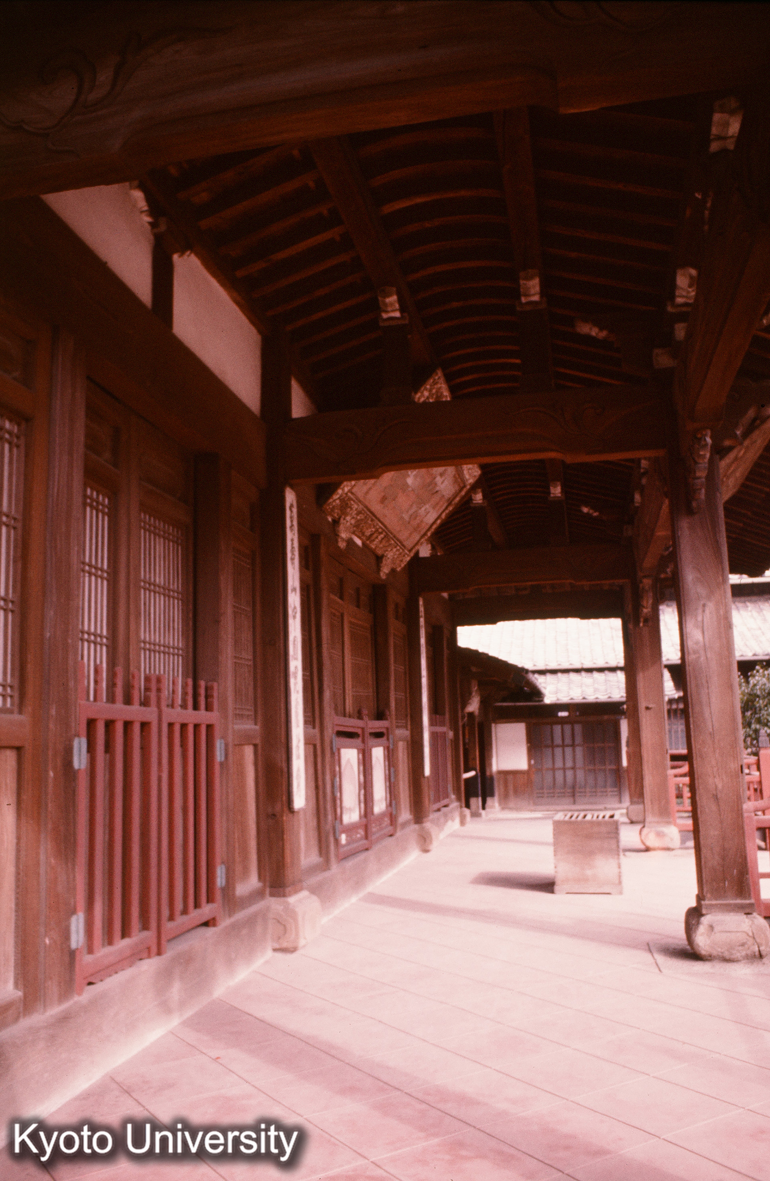 長崎 聖福寺大雄宝殿 走廊 (1)