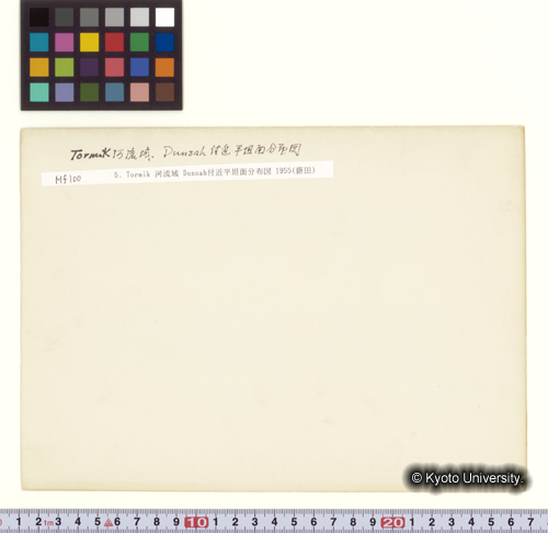 Mf100 5.Tormik河流域　Dunsah付近平坦面分布図 (1)