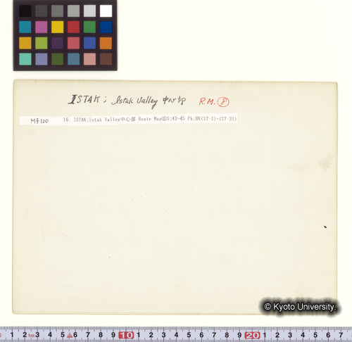 Route Map [8] ISTAK; Istak Valley中心部． (1)