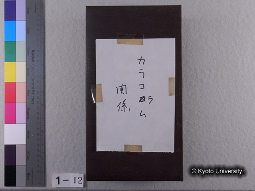 山岳部，ヒンズークシ関係藤田宛私信 (1)