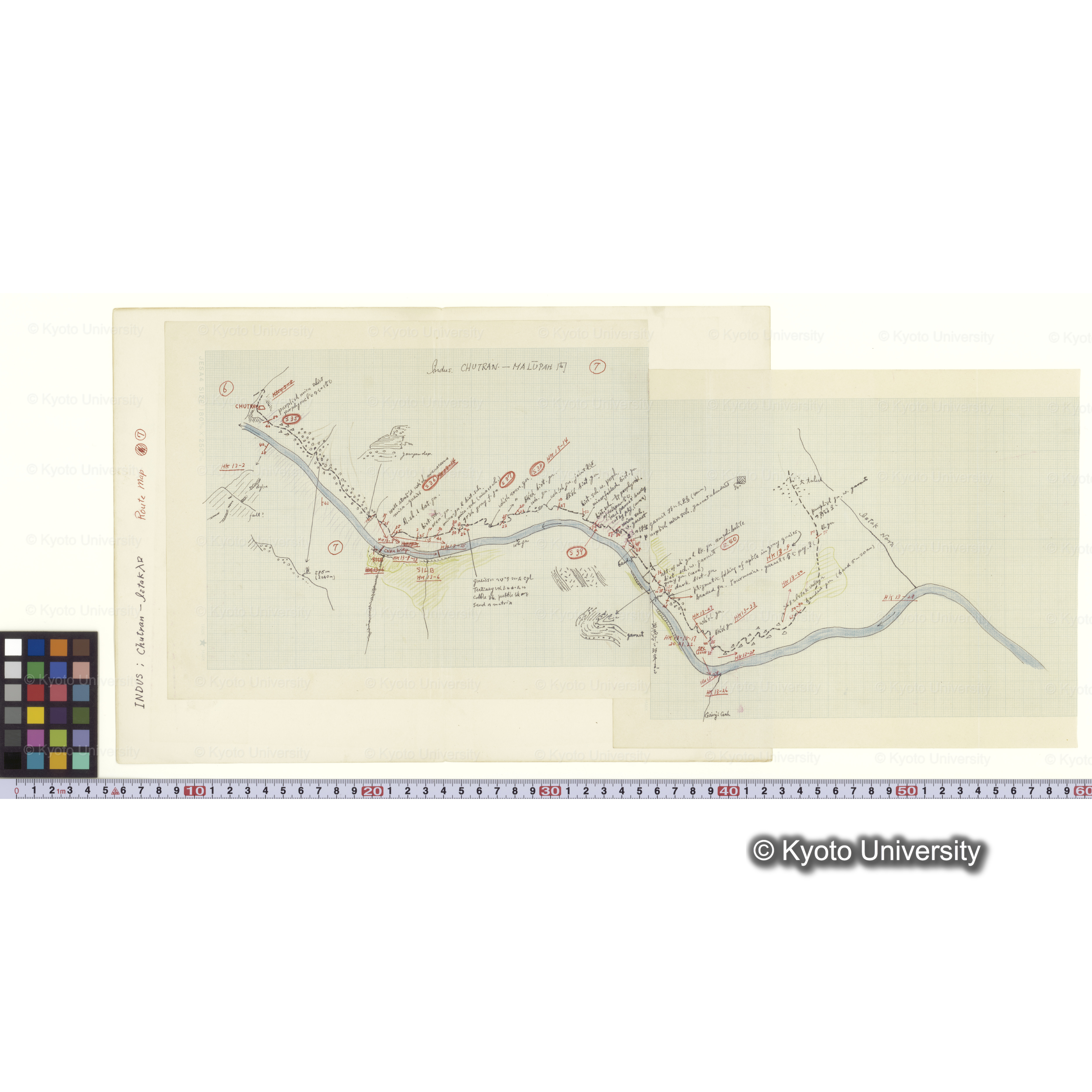 Route Map [7] Indus; Chutran-Istak入口． (2)