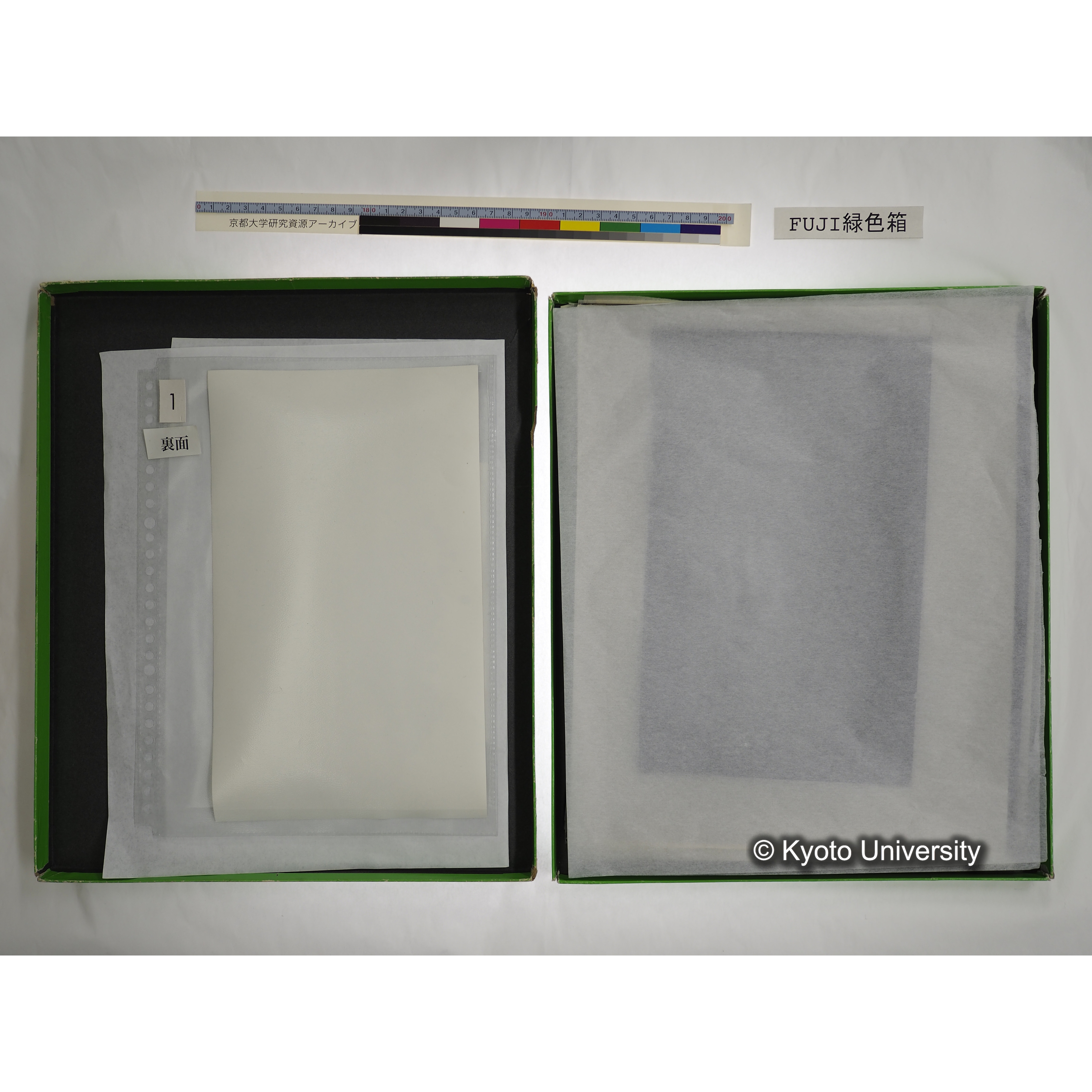 [FUJI PHOTO FILM 緑色箱] 阿武山古墳遺体 レントゲン写真 No.3 (11)