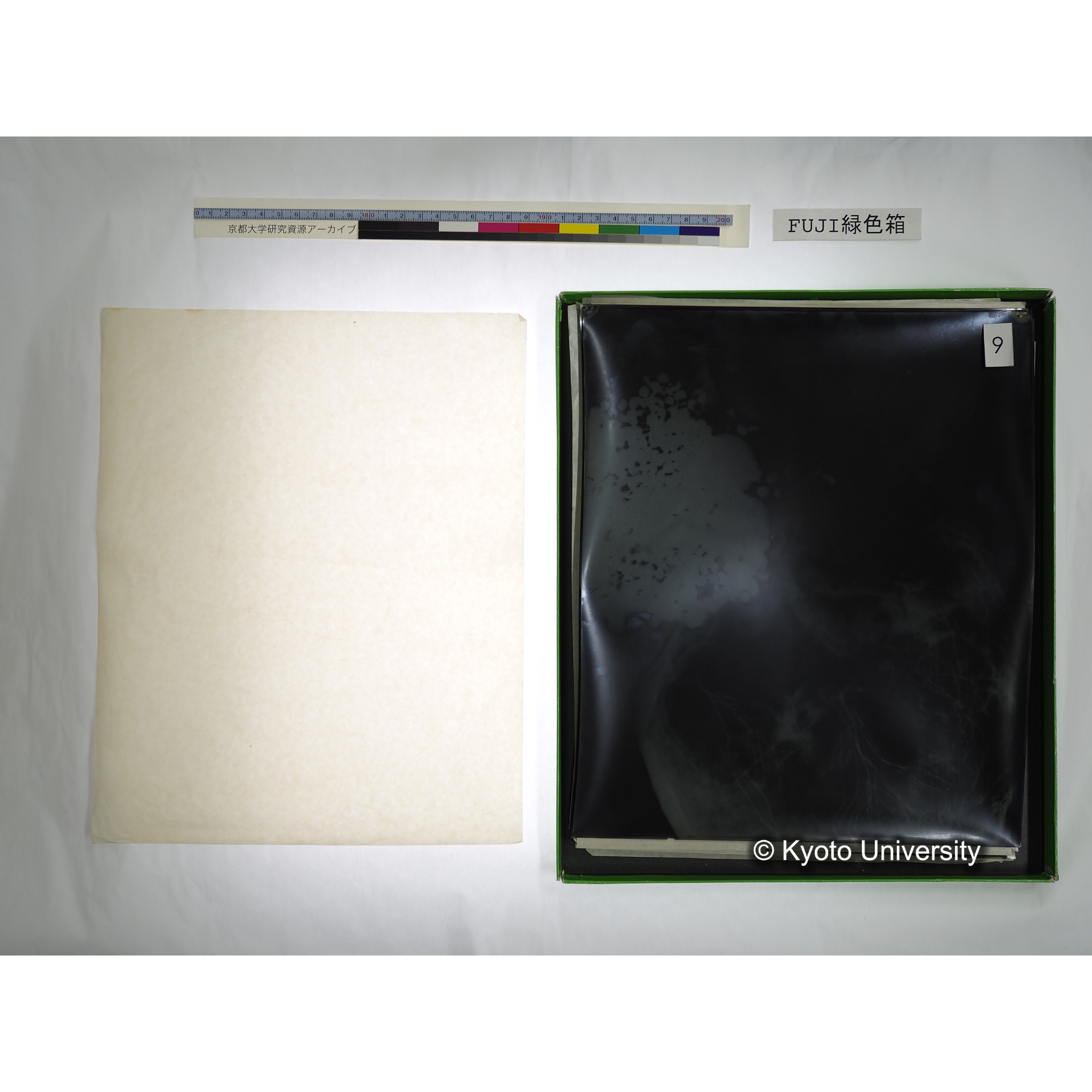 [FUJI PHOTO FILM 緑色箱] 阿武山古墳遺体 レントゲン写真 No.3 (18)