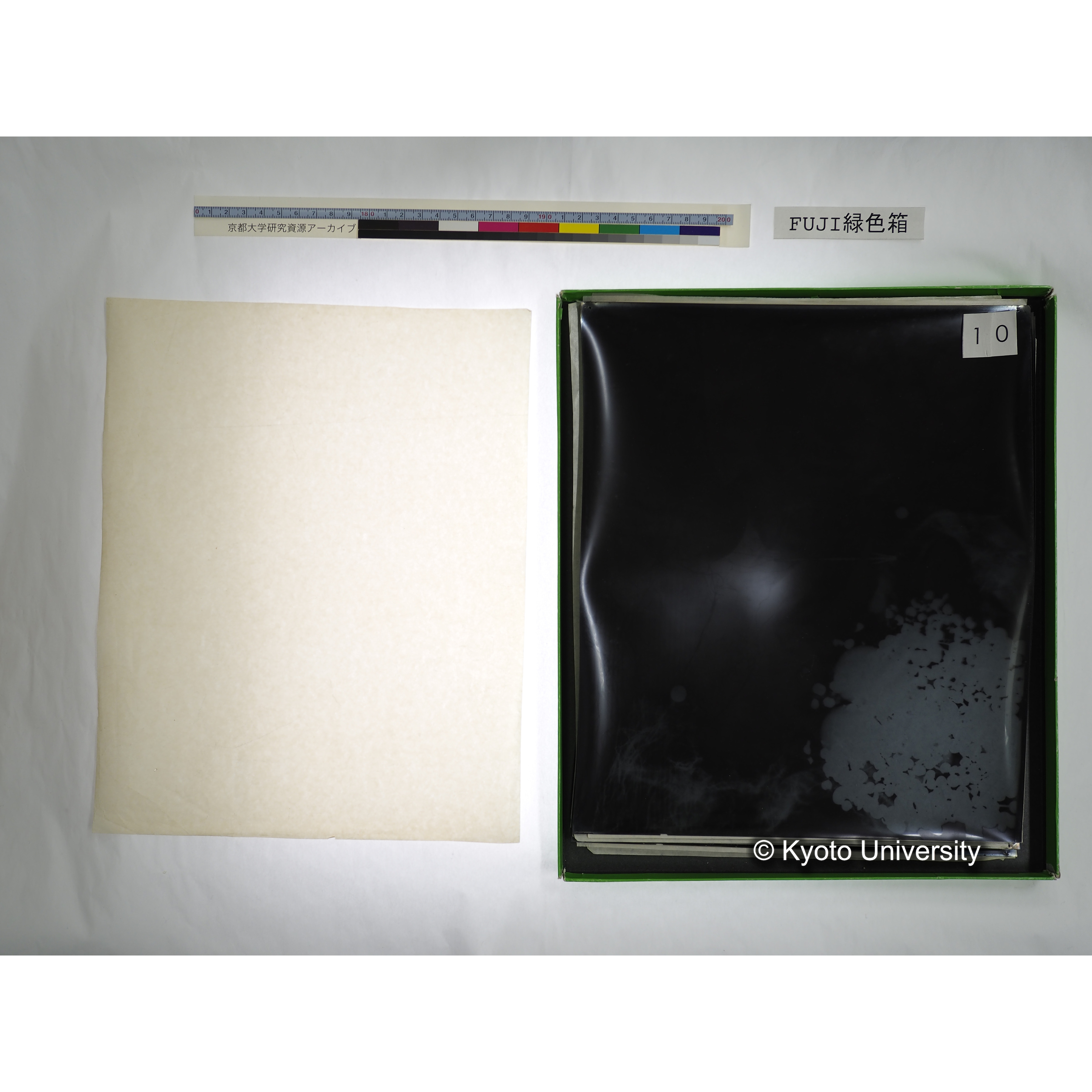 [FUJI PHOTO FILM 緑色箱] 阿武山古墳遺体 レントゲン写真 No.3 (20)