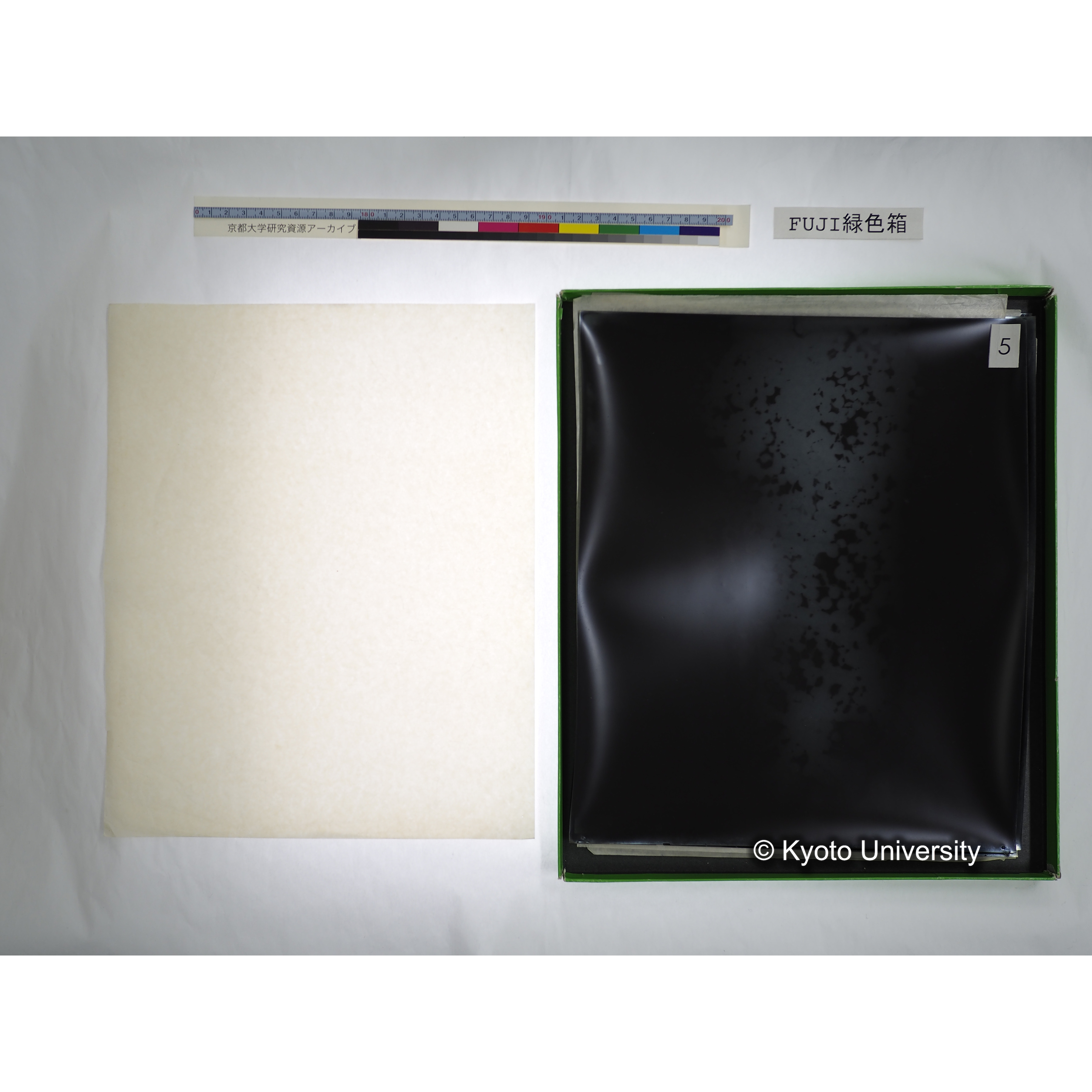 [FUJI PHOTO FILM 緑色箱] 阿武山古墳遺体 レントゲン写真 No.3 (26)