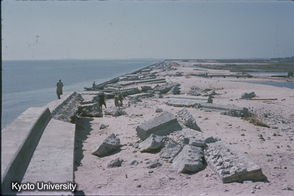 川越干拓　前面堤（1959） (1)