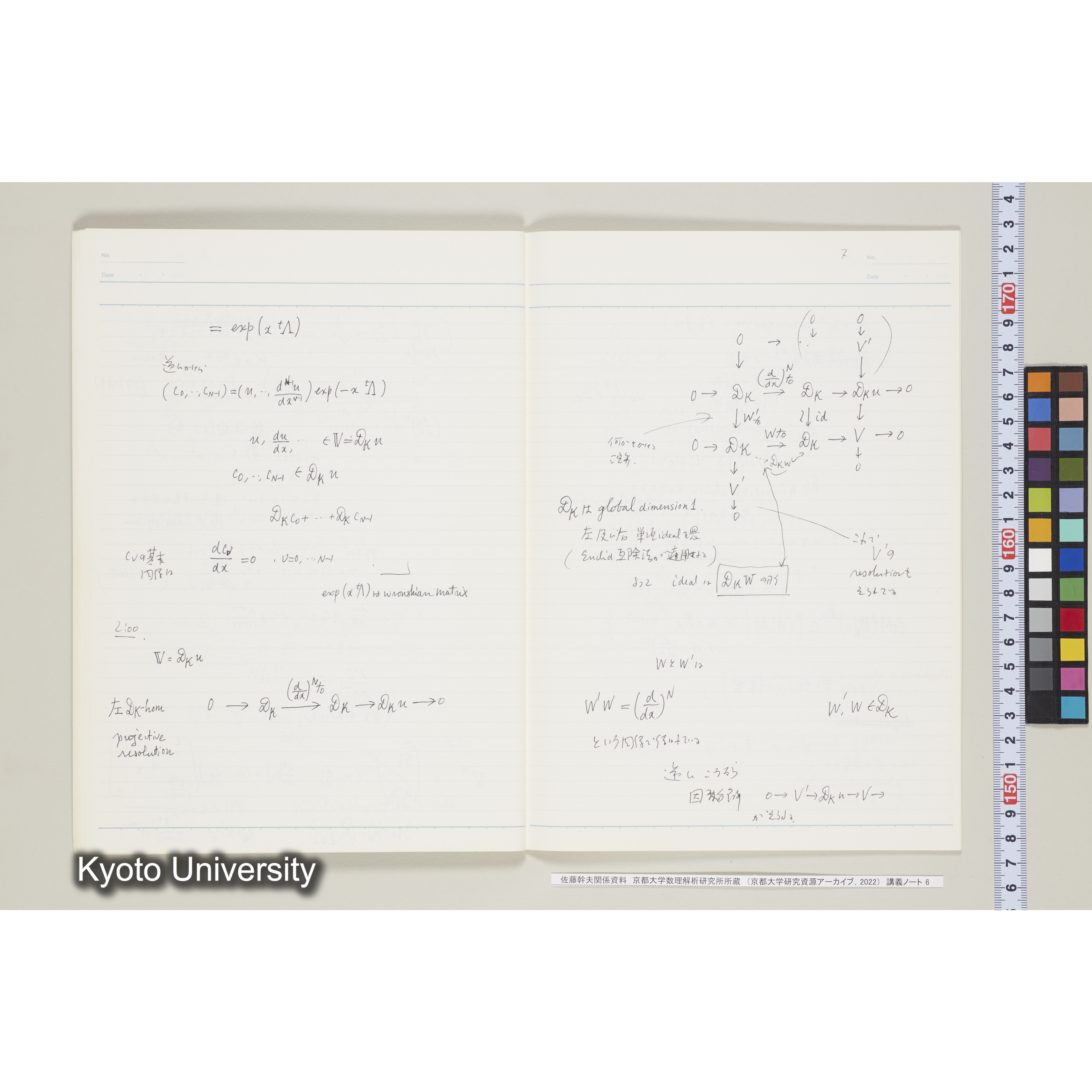 [ノート 6] 佐藤　特別講義　'８４　(６). [昭和59年度(1984),Ⅱ学期第2回, Ⅱ学期第5回(途中)～Ⅱ学期第8回(途中).]  (21)