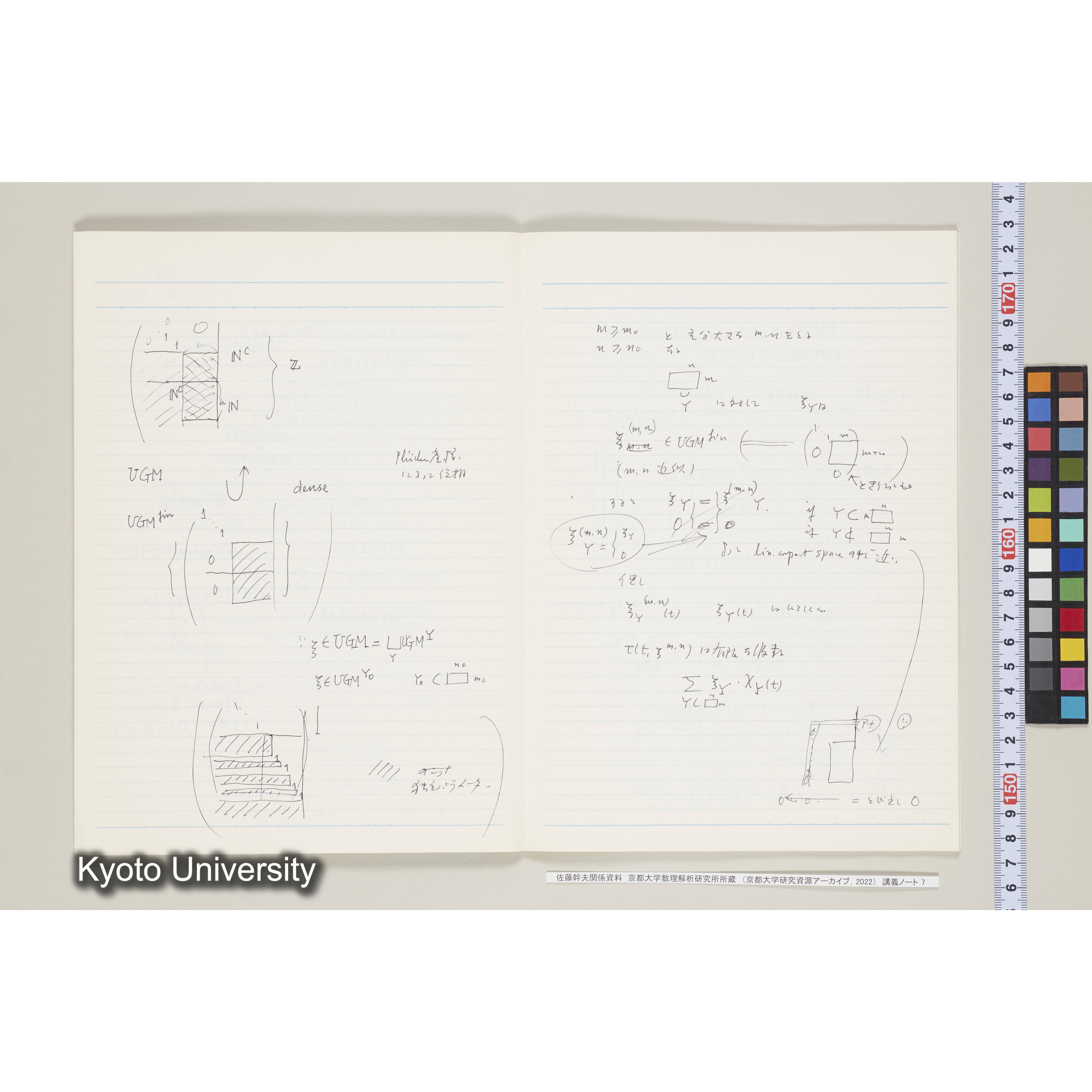 [ノート 7] 佐藤　特別講義　(７). [昭和59年度(1984),Ⅱ学期第8回(途中)～Ⅱ学期第11回.]  (14)