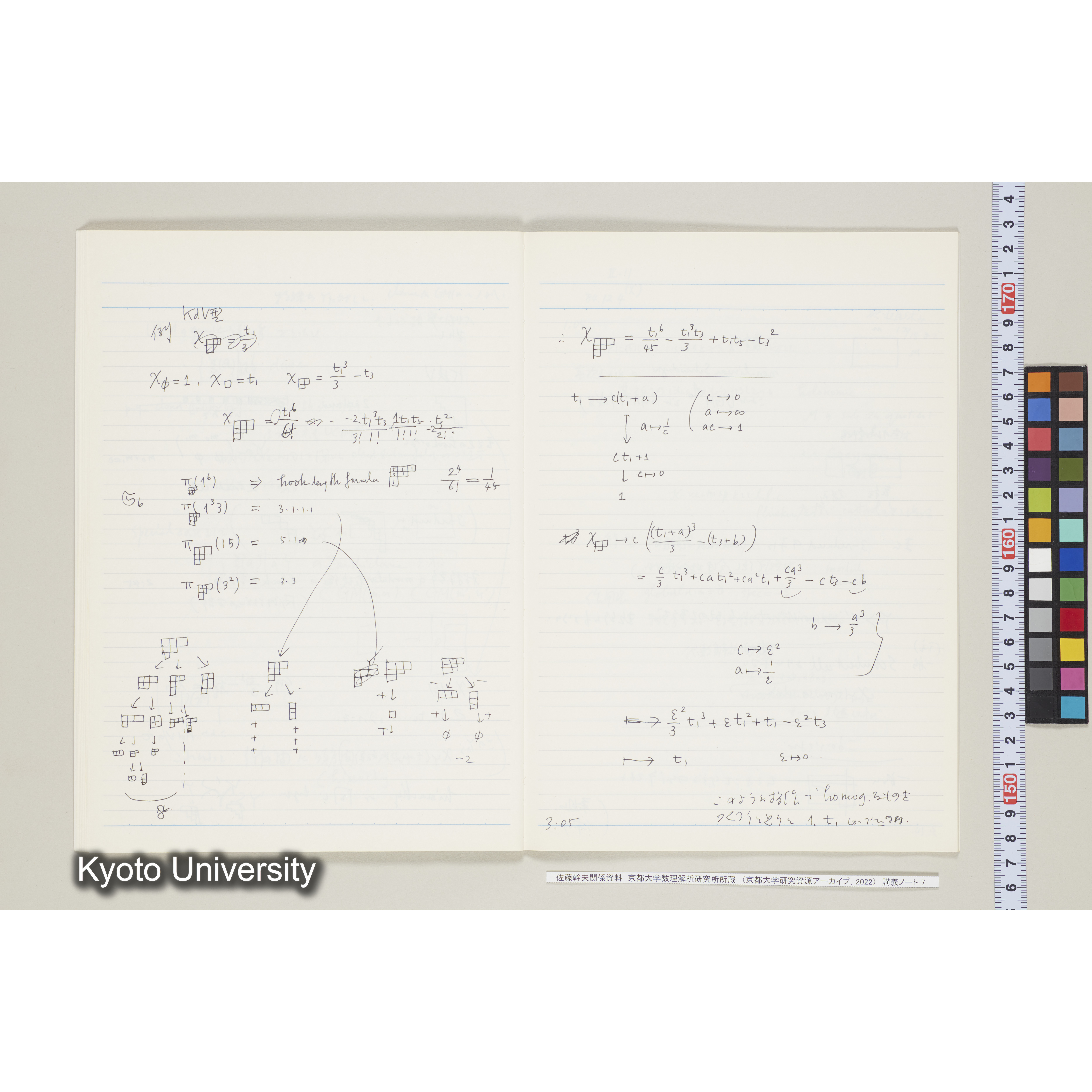 [ノート 7] 佐藤　特別講義　(７). [昭和59年度(1984),Ⅱ学期第8回(途中)～Ⅱ学期第11回.]  (19)