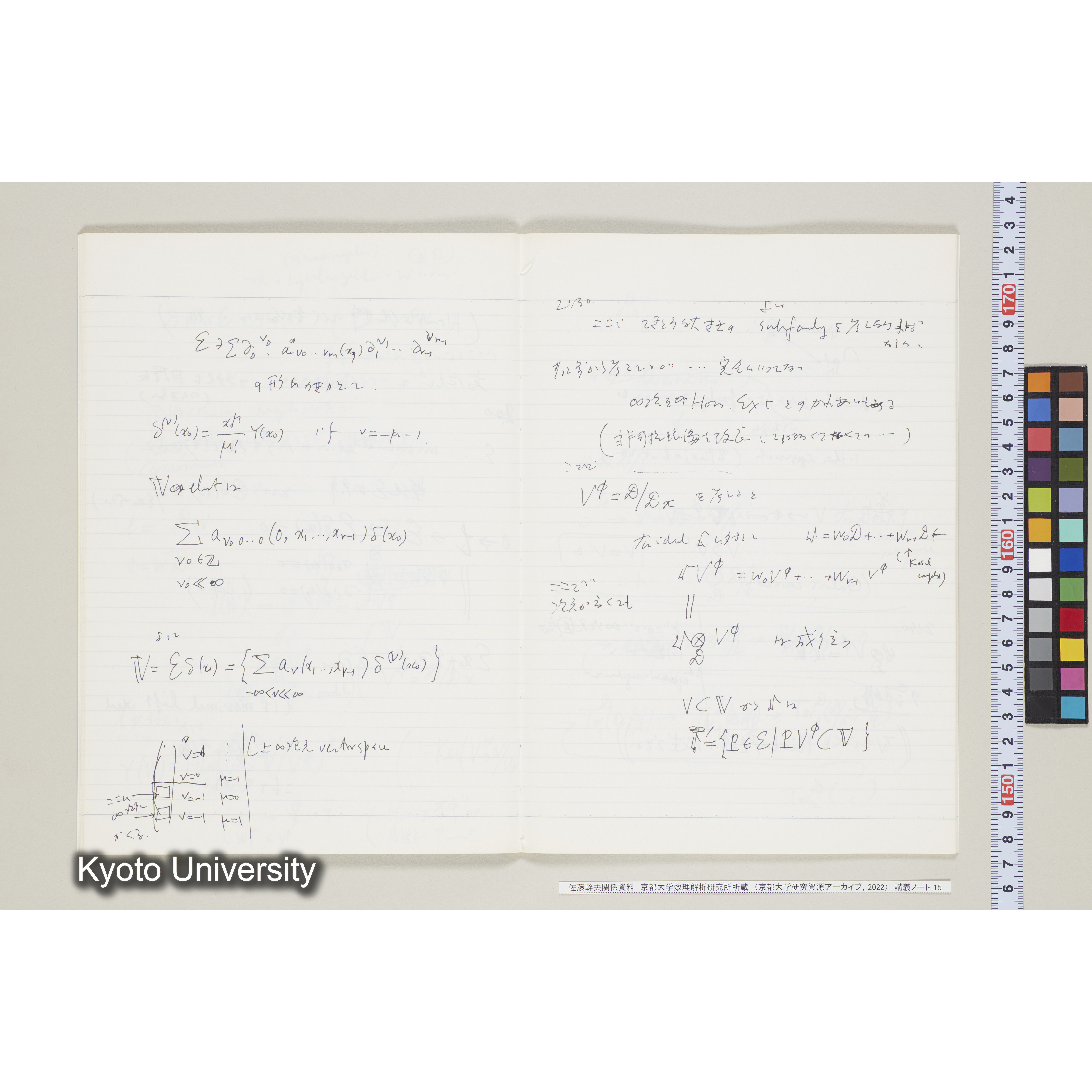 [ノート15] 佐藤　特別講義　'８５　(６).［昭和60年度(1985),Ⅱ学期第3回〜Ⅱ学期第５回, 特番 髙崎氏の話.］ (17)
