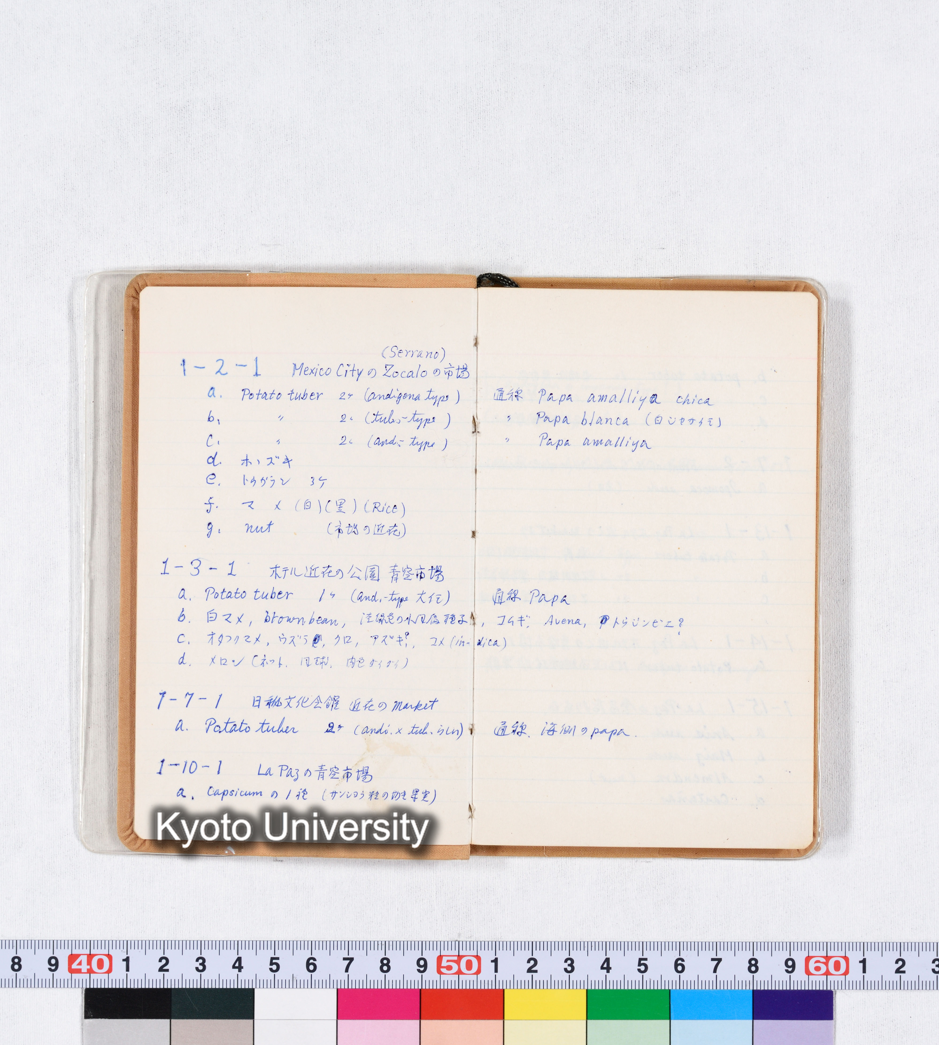 採集記録 Collection Records ECPA 1971 (1)