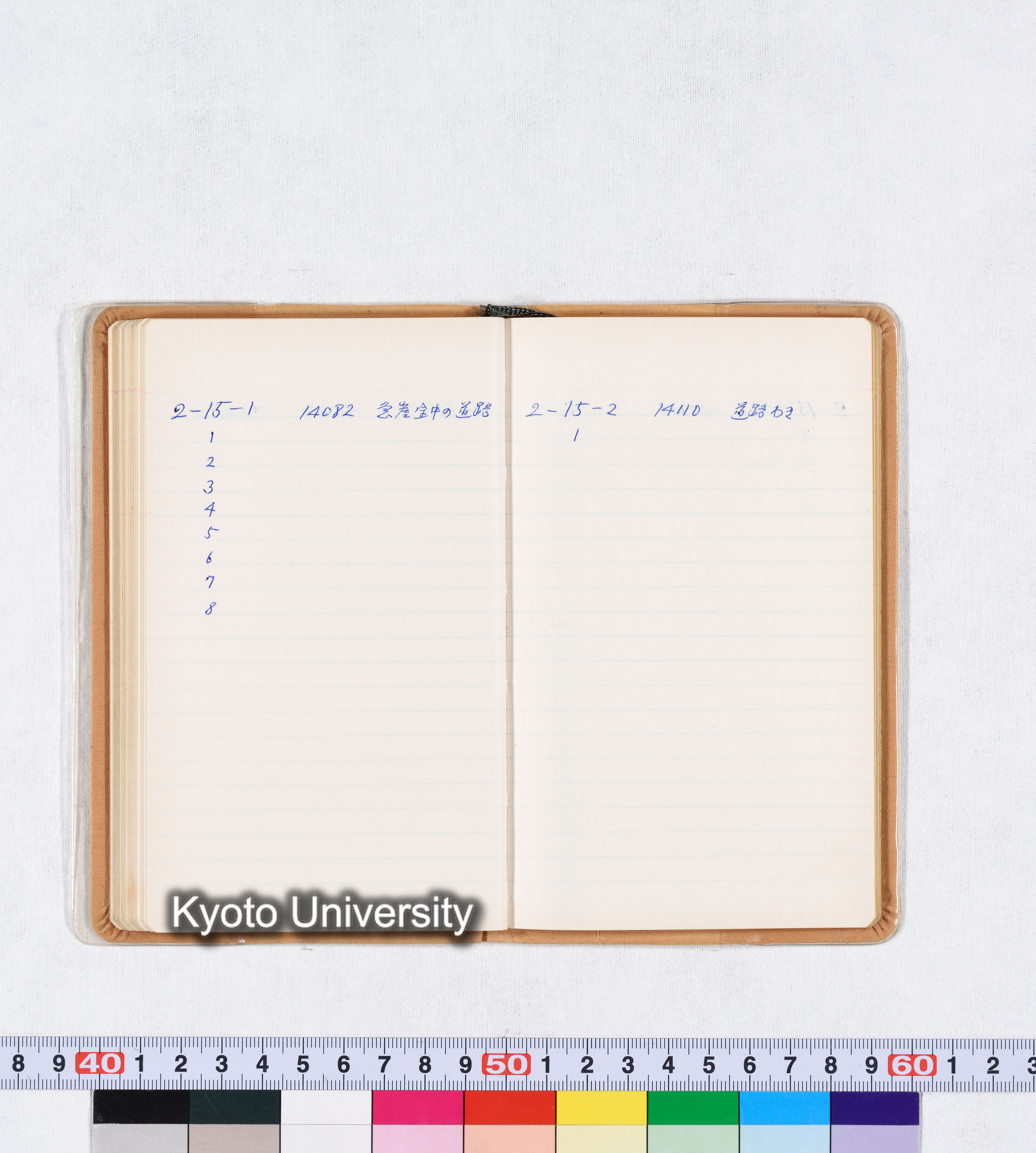 採集記録 Collection Records ECPA 1971 (58)