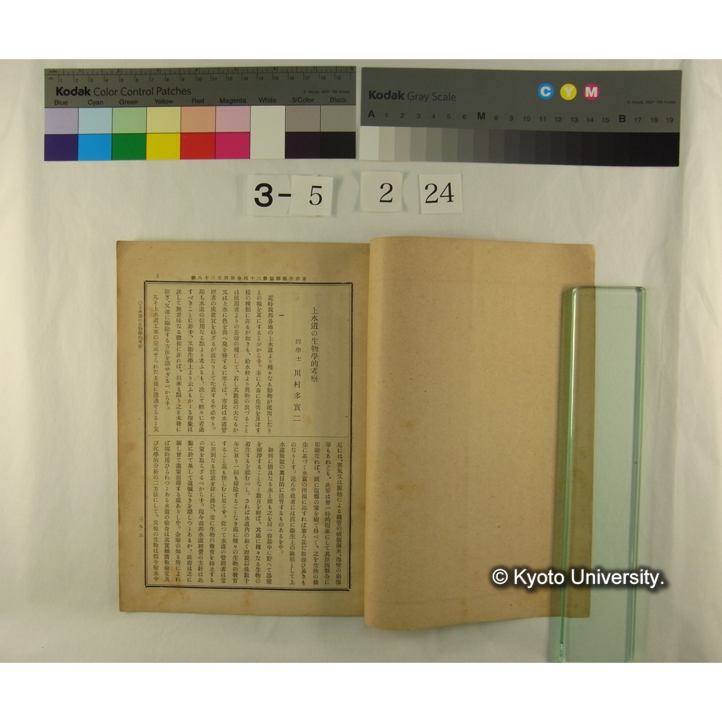 上水道の生物学的考察 1 / 川村多實二 (東洋学芸雑誌; 34巻428号抜刷) (2)