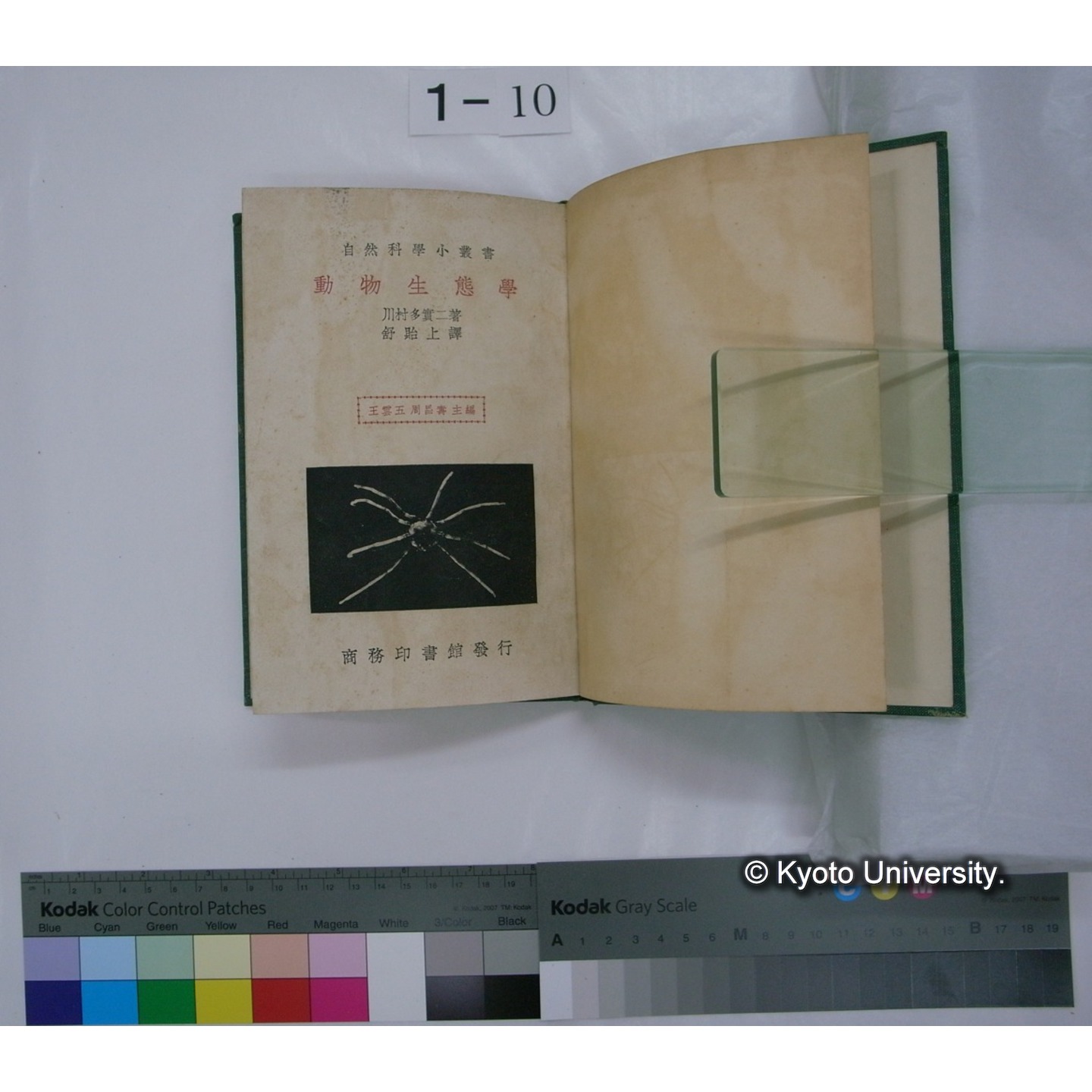 動物生態学 / 川村多實二著; 舒胎上訳; 王雲五, 周昌壽主編 (自然科学小叢書) (3)