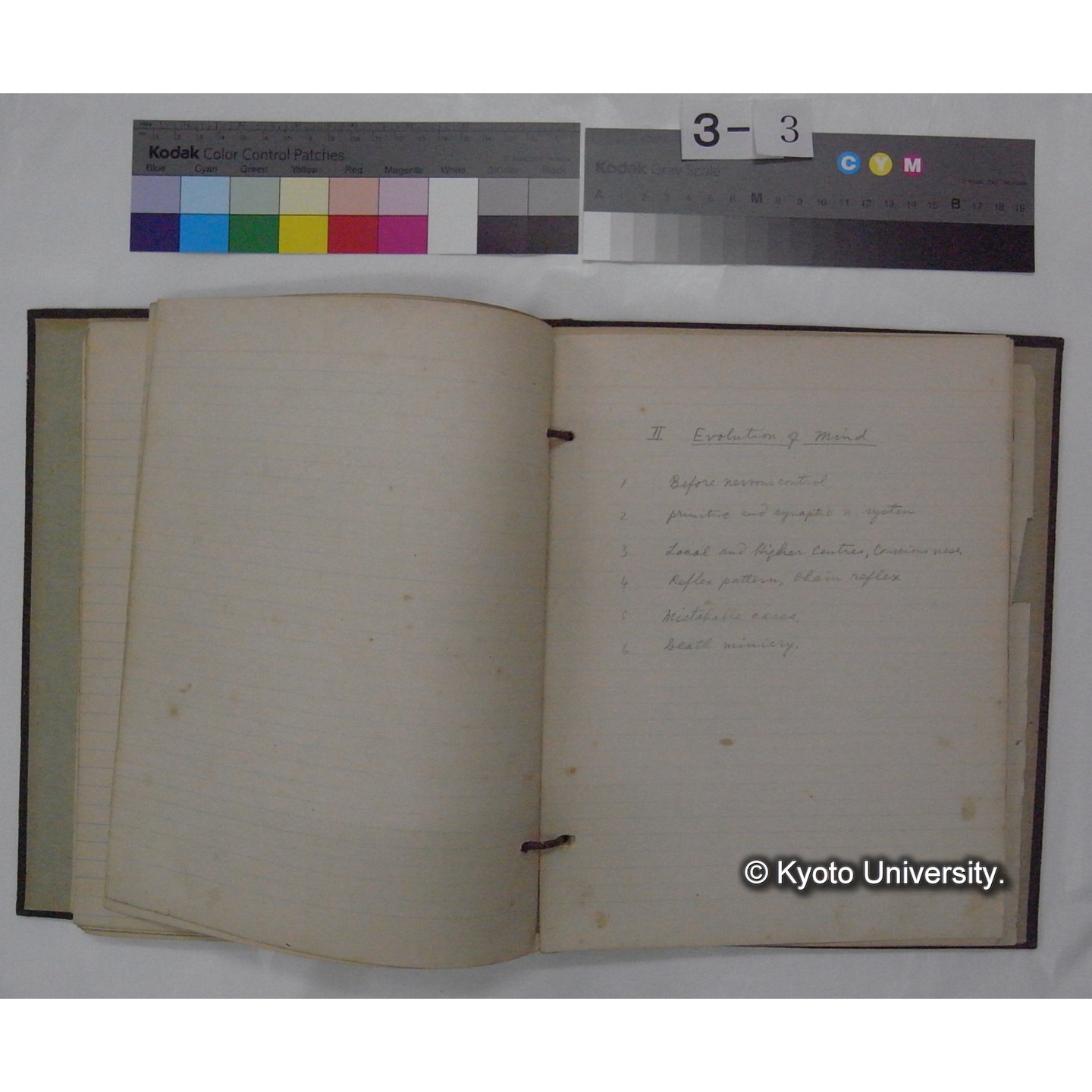 (動物心理学) [直筆原稿] / (川村多實二) (9)