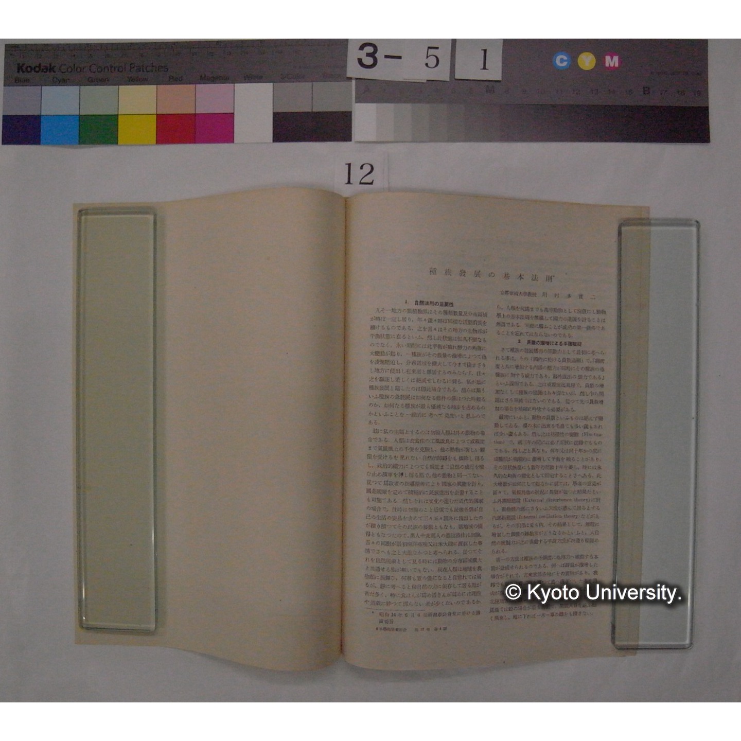 種族発展の基本法則 / 川村多實二 (日本学術協会報告; 15巻4号抜刷) (2)