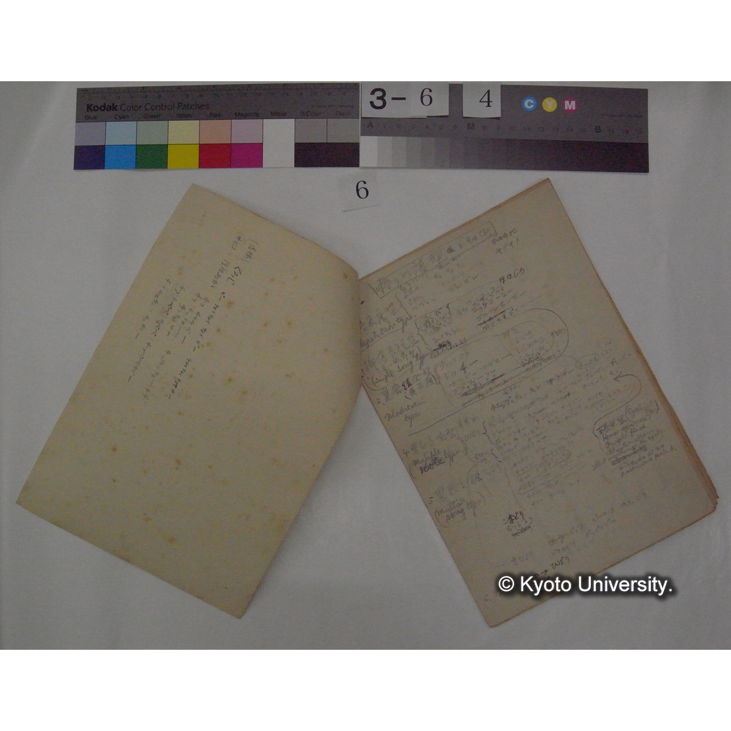 鳥歌の構成 / (川村多實二) [直筆ノート] (2)