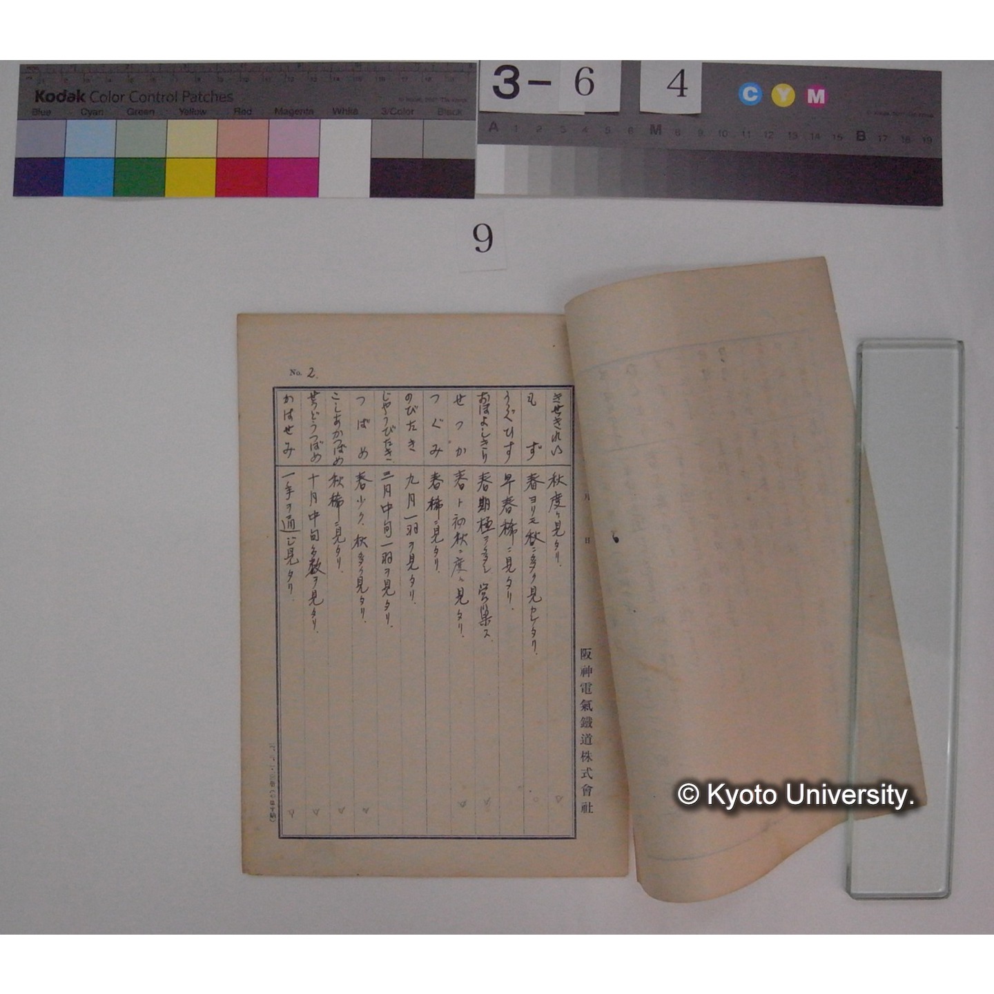 巨椋池ニ於ル鳥類観察 : 四ヶ年間(昭和四年ー昭和七年)二十八回ノ観察 / (川村多實二) [直筆ノート] (2)