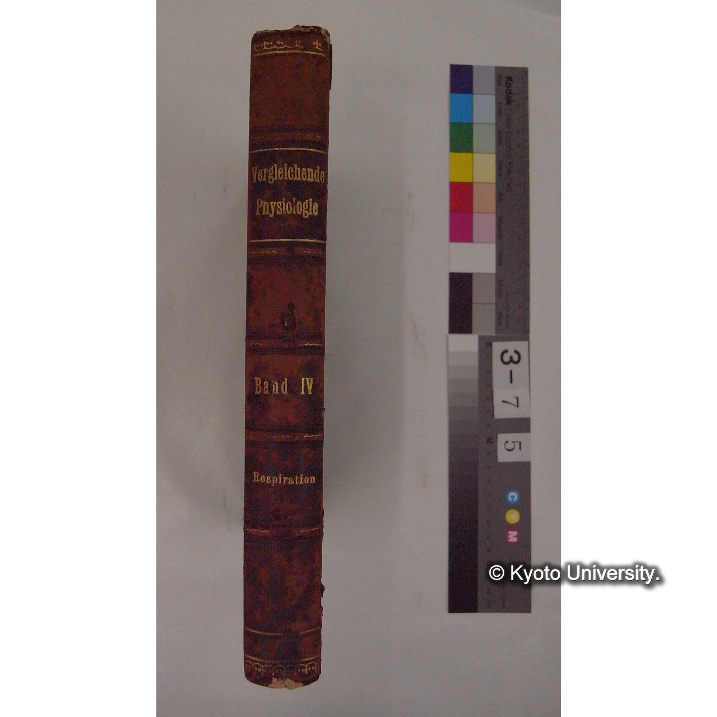 Vergleichende Physiologie (Band4: Respiration) (比較生理学 巻4 呼吸) [翻訳ノート製本か] (1)