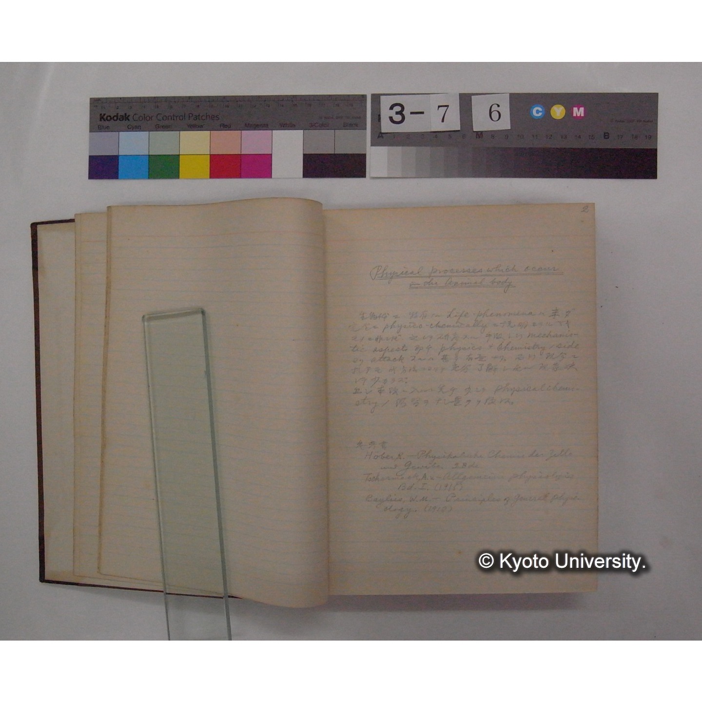 Vergleichende Physiologie (Band2: Physikalische Chemie) (比較生理学 巻2 物理化学) [翻訳ノート製本か] (5)