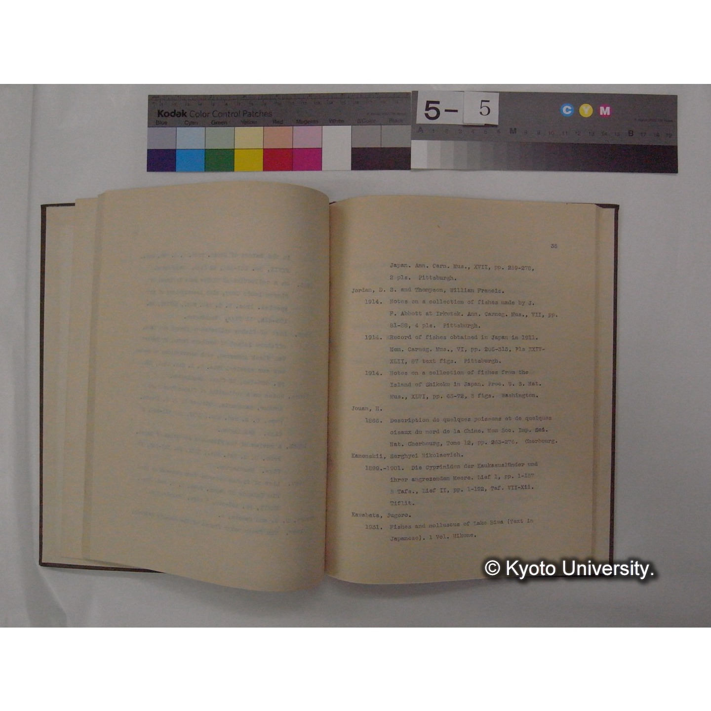 Bibliography of Fresh-Water Fishes of Eastern Asia. (8)