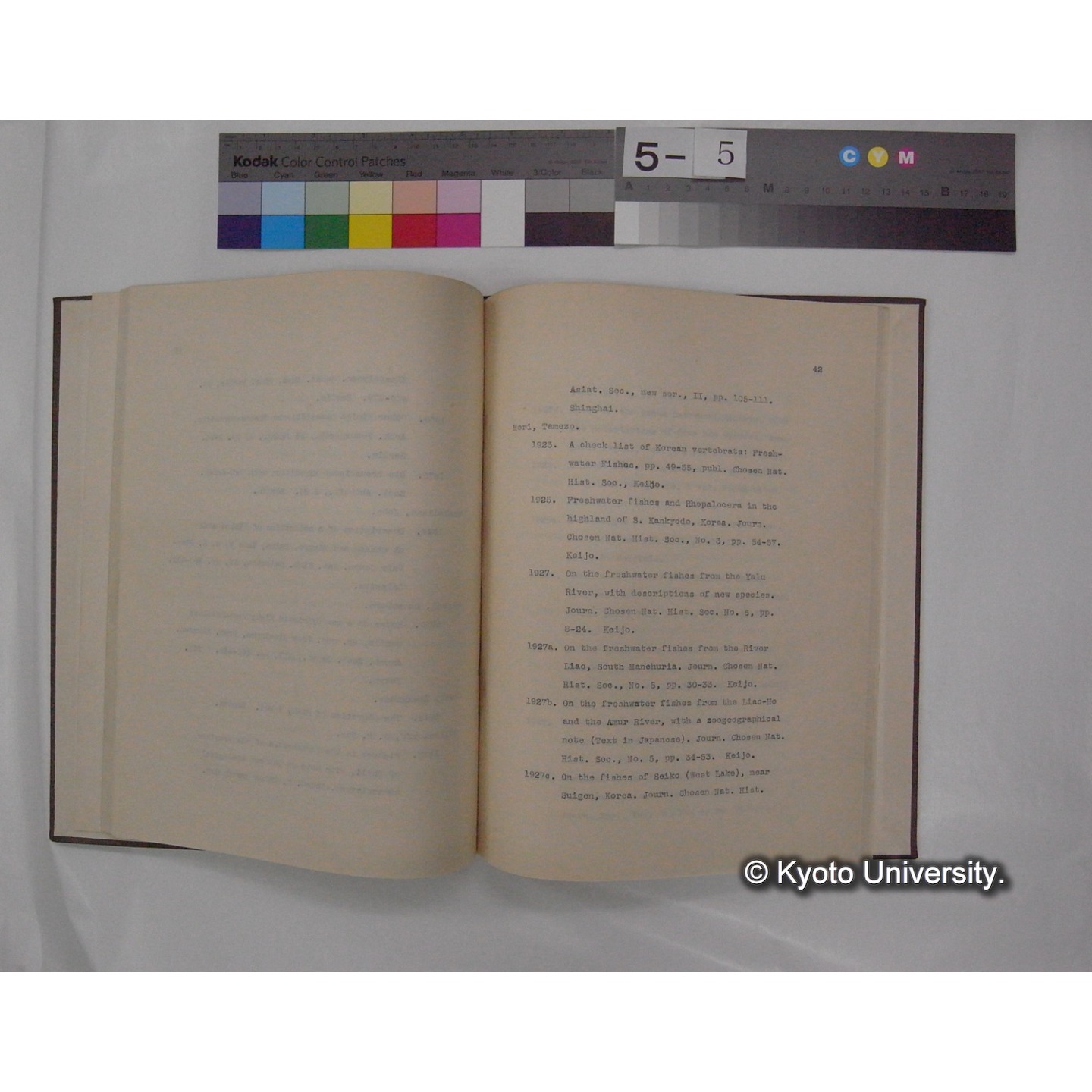 Bibliography of Fresh-Water Fishes of Eastern Asia. (11)