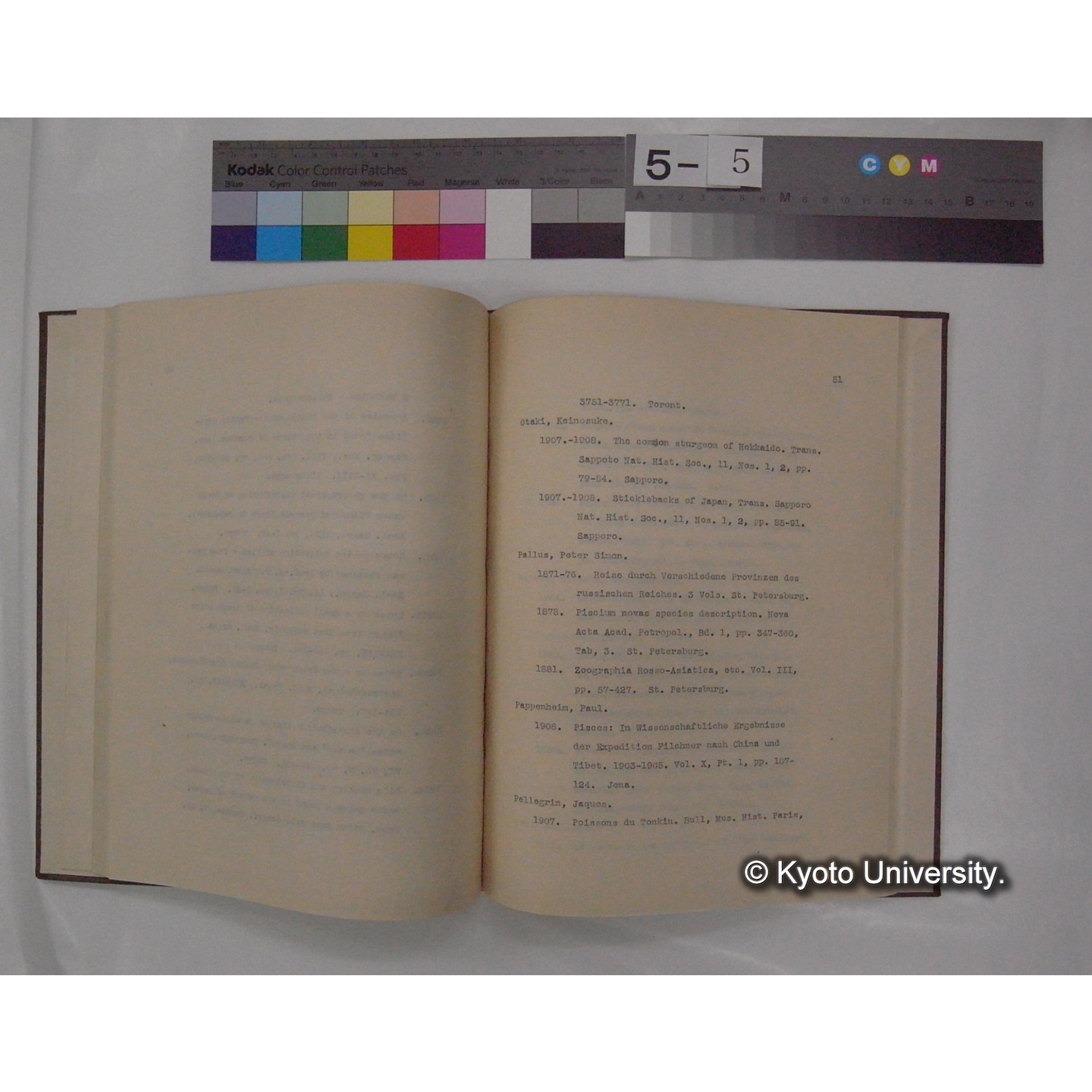 Bibliography of Fresh-Water Fishes of Eastern Asia. (13)