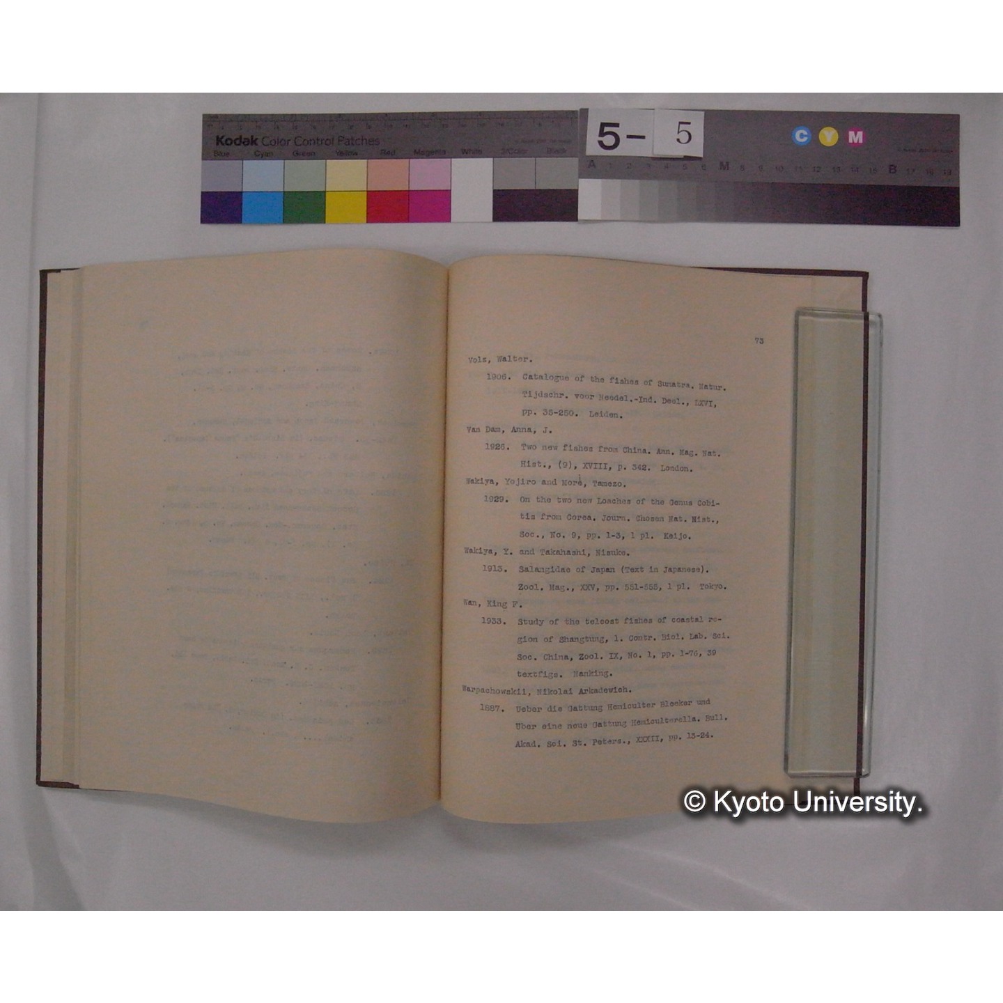 Bibliography of Fresh-Water Fishes of Eastern Asia. (17)